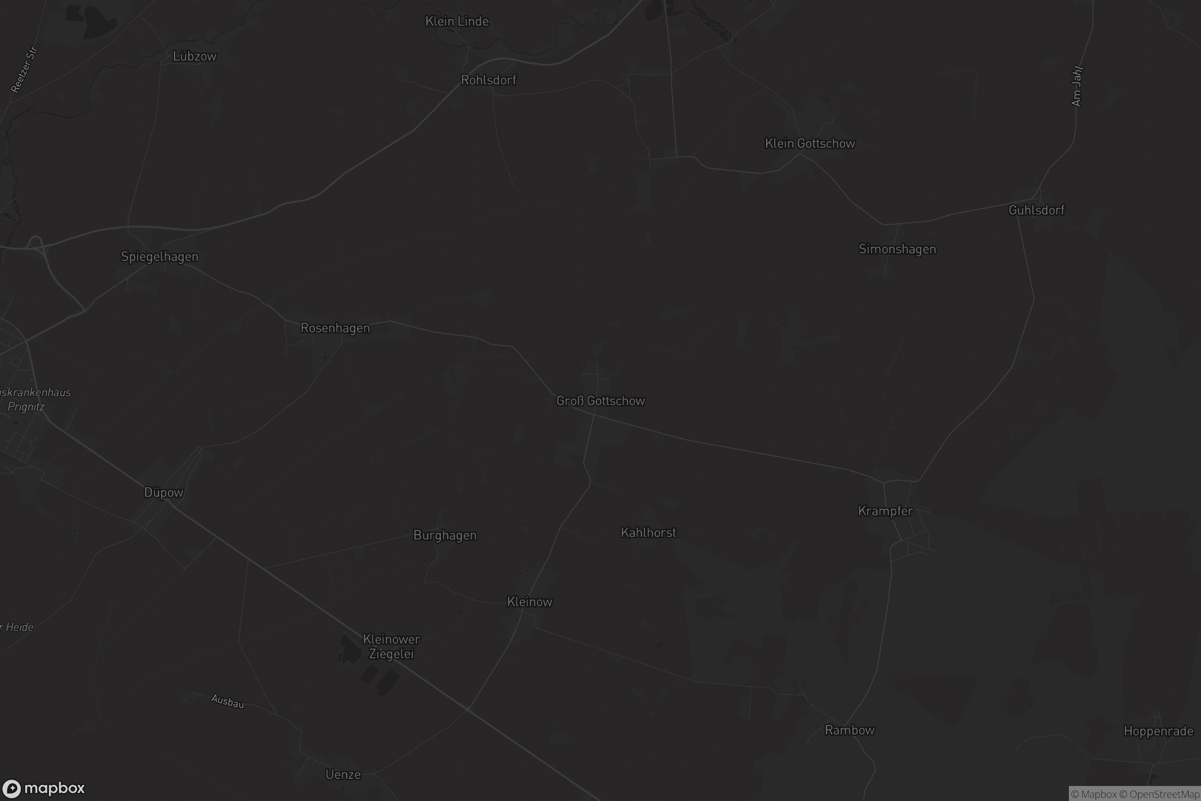 Karte von Groß Gottschow