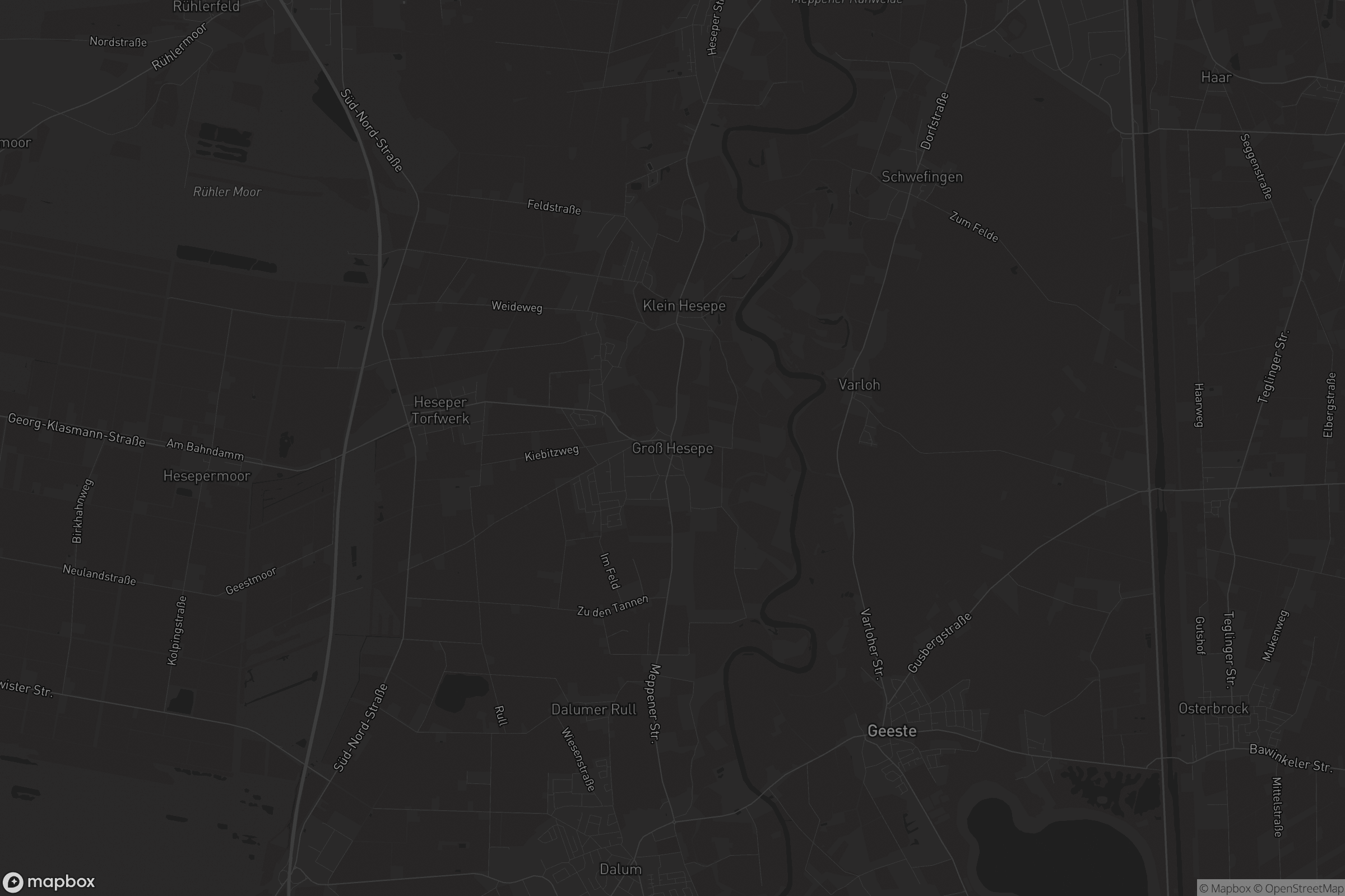 Karte von Groß Hesepe