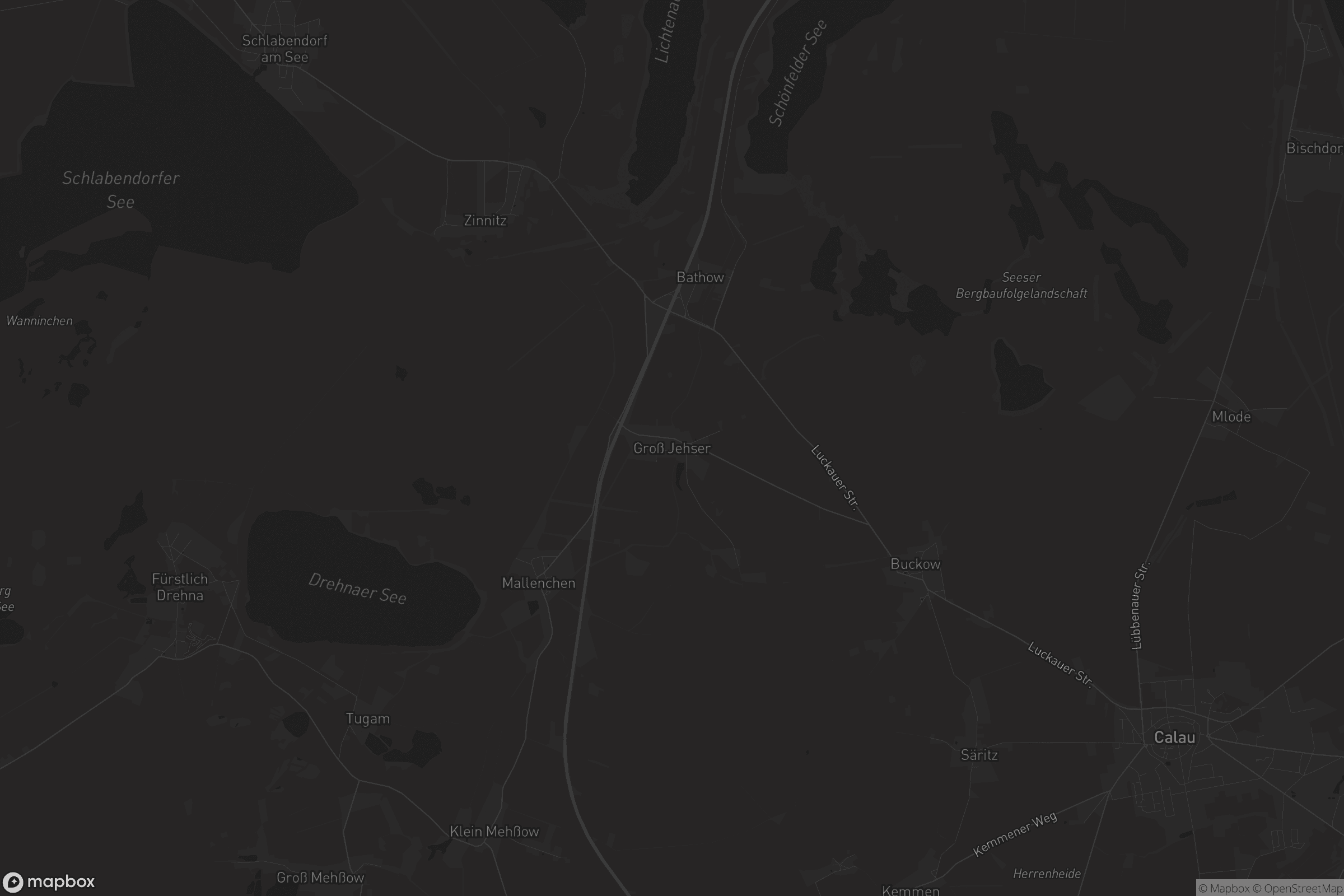 Karte von Groß Jehser - Jazory