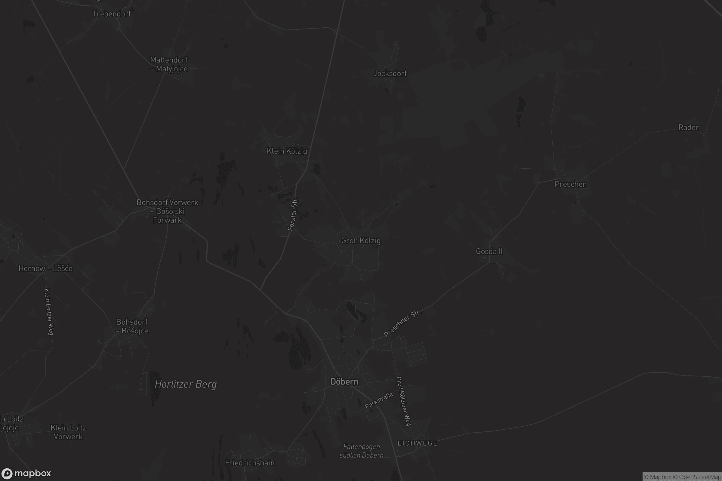 Karte von Groß Kölzig