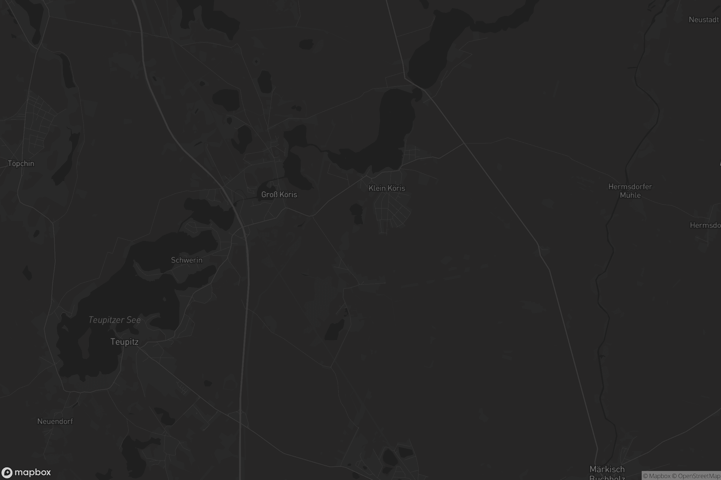 Karte von Groß Köris