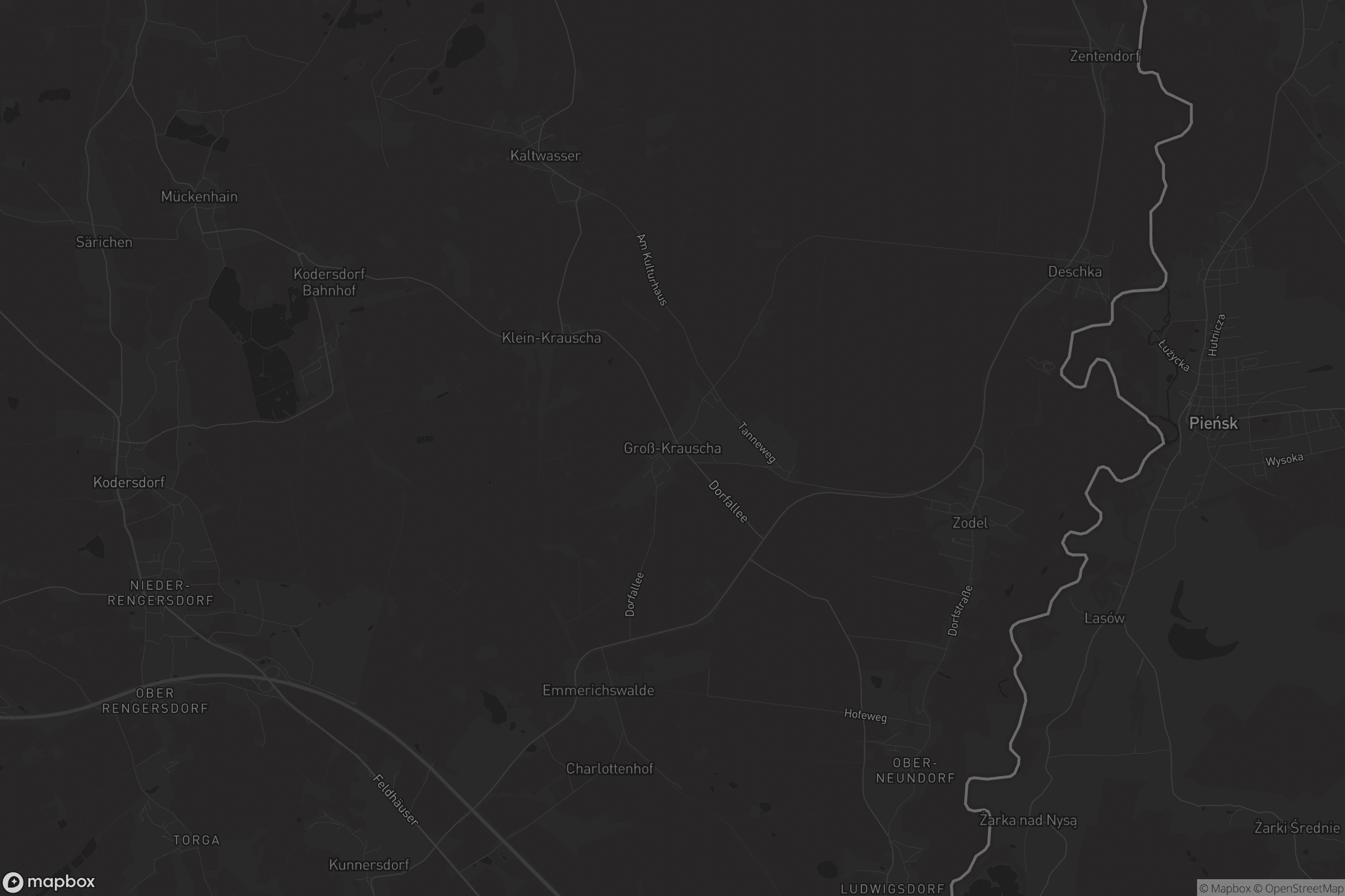 Karte von Groß-Krauscha