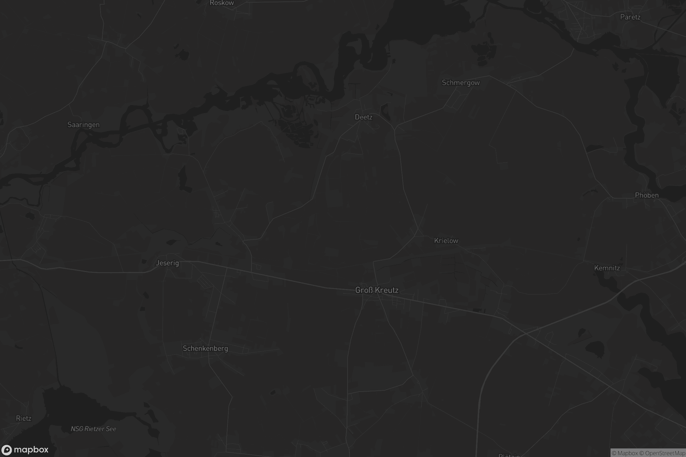 Karte von Groß Kreutz (Havel)