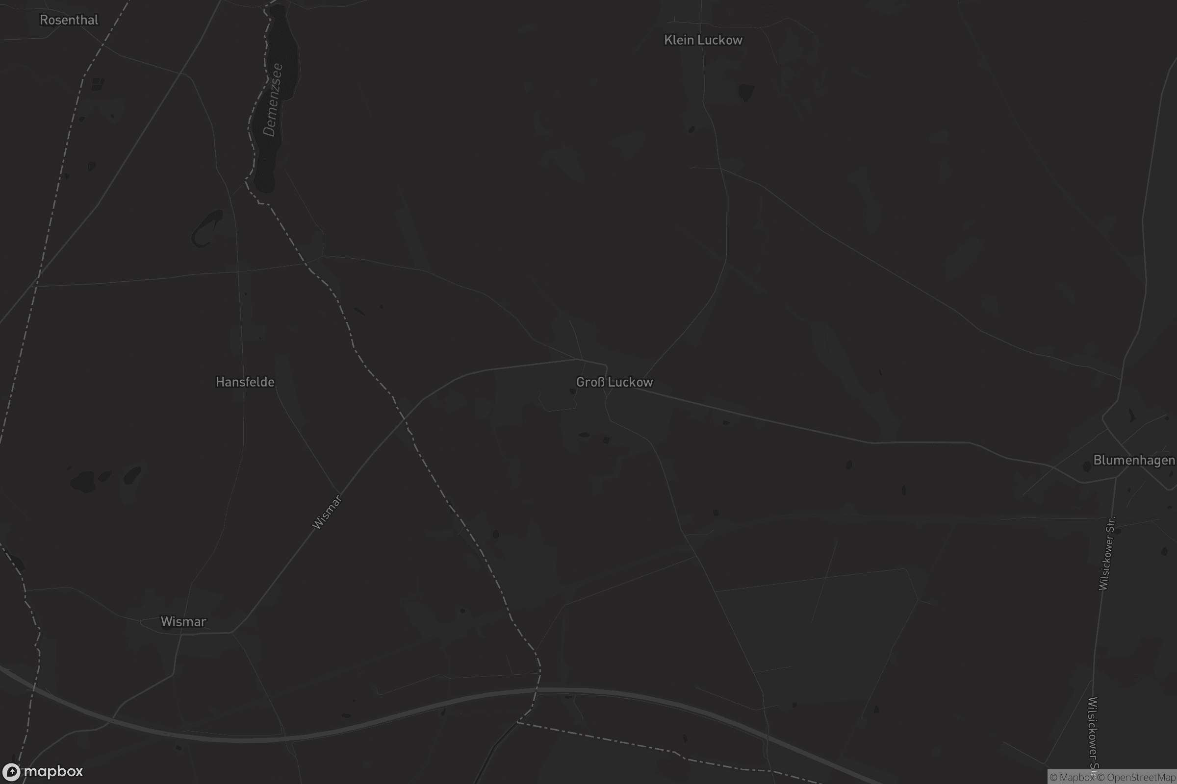 Karte von Groß Luckow