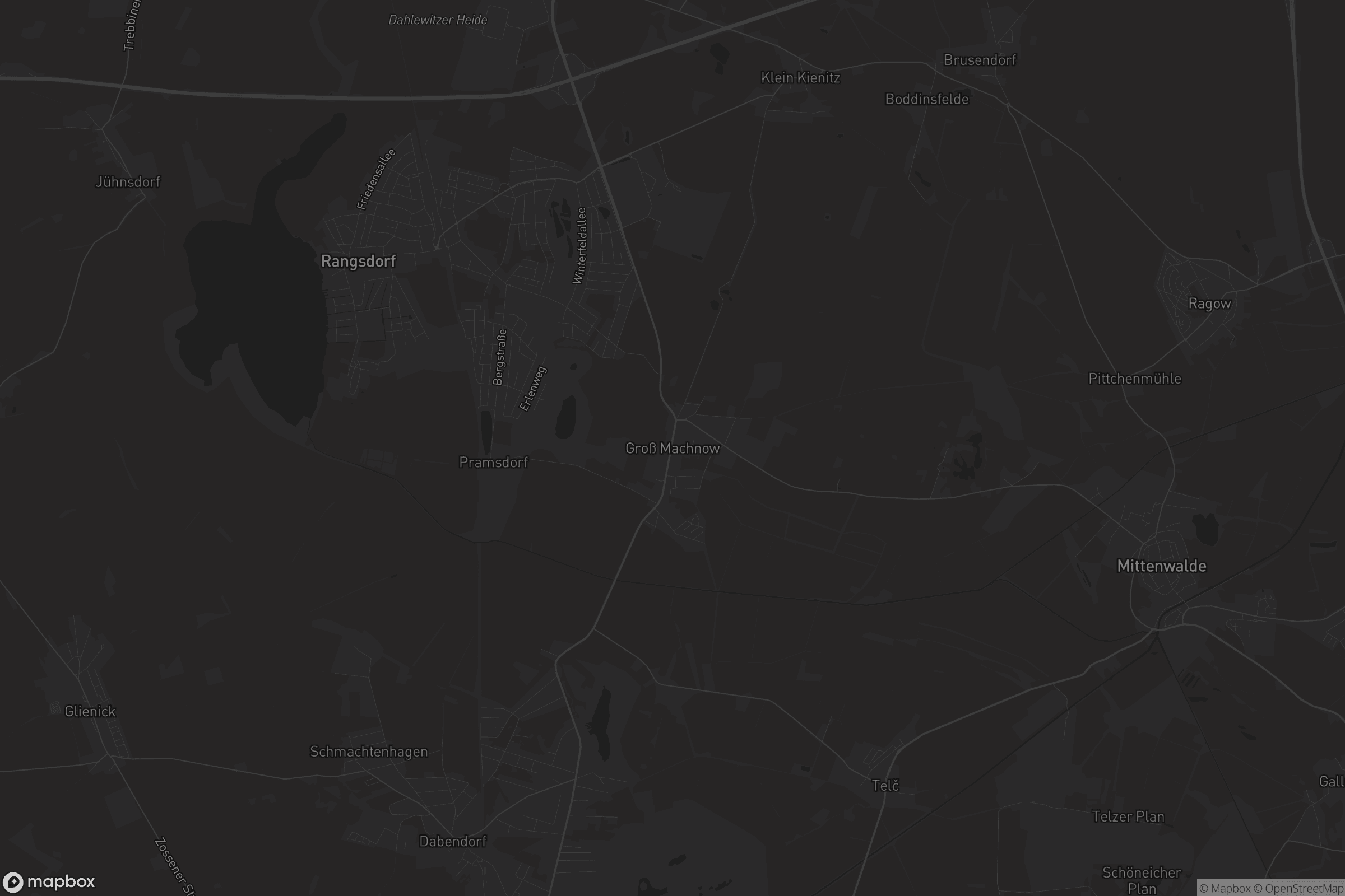 Karte von Groß Machnow