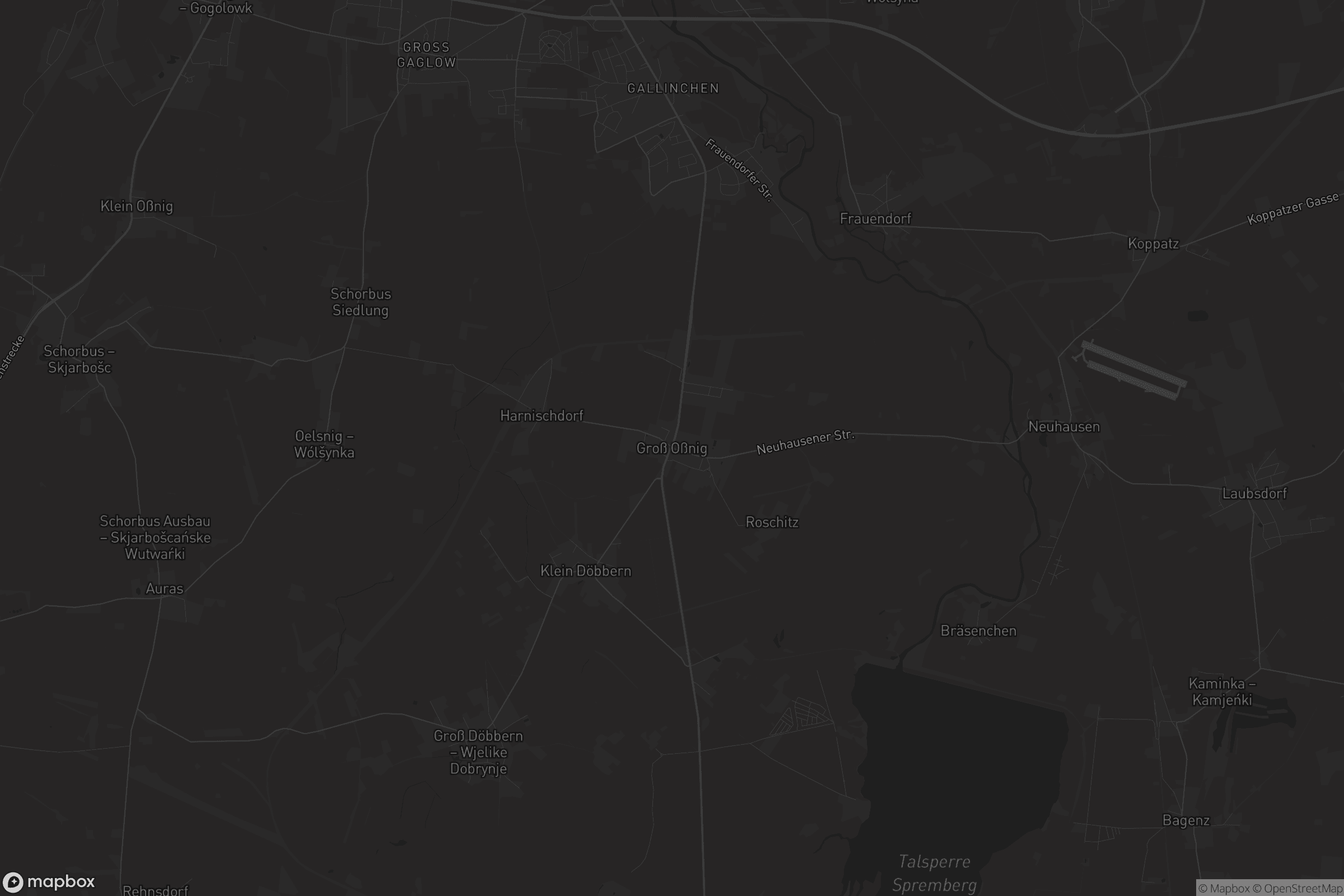 Karte von Groß Oßnig