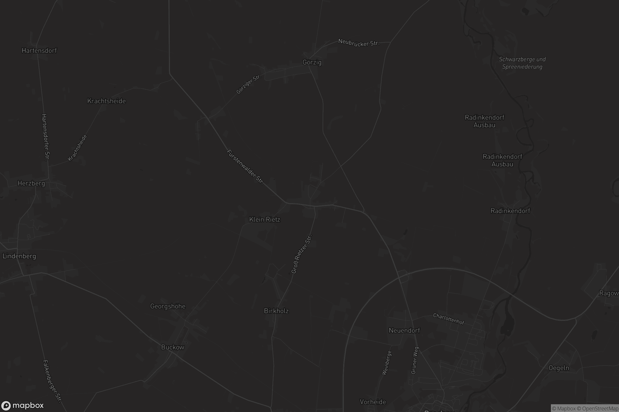 Karte von Groß Rietz