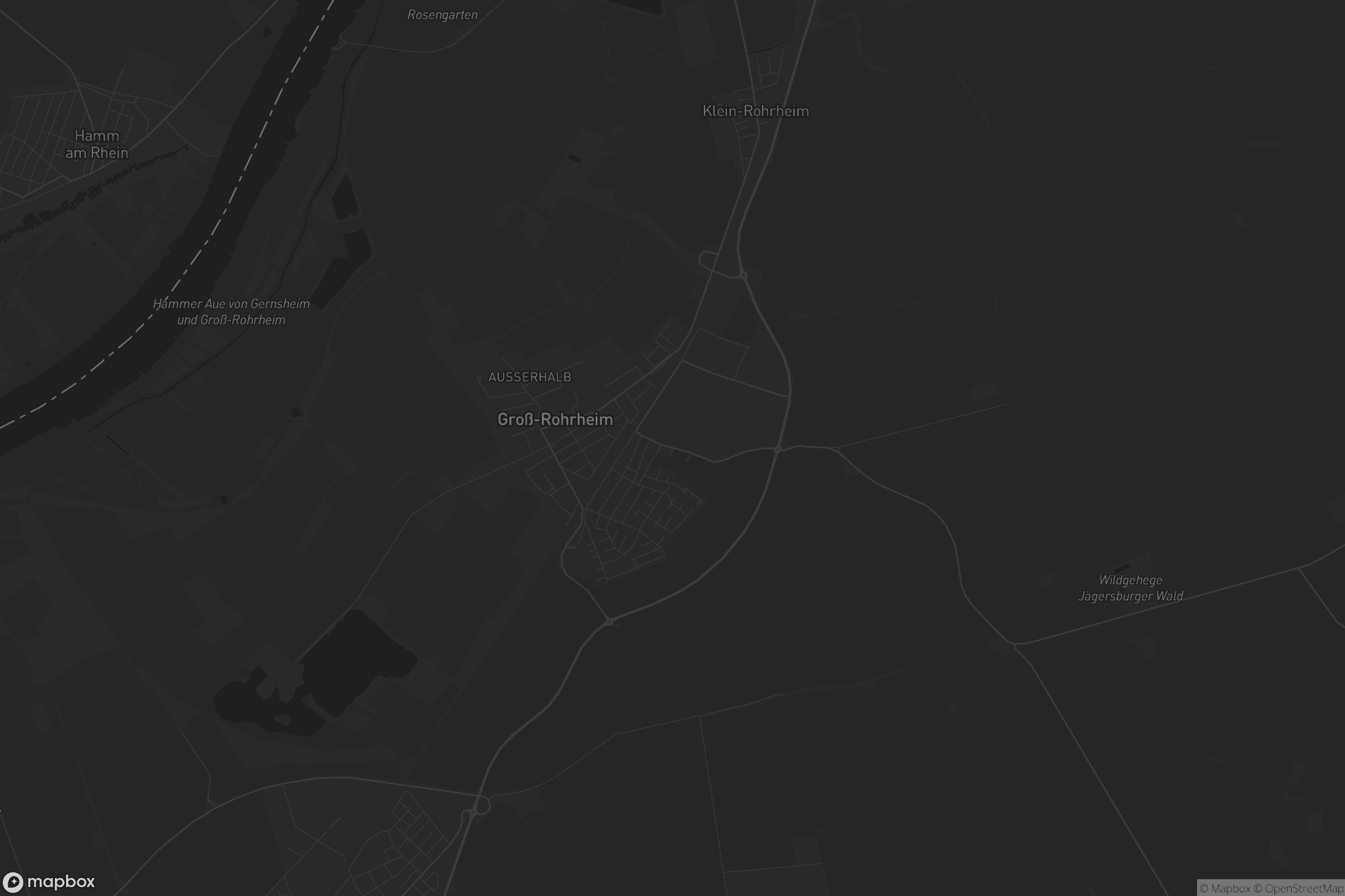 Karte von Groß-Rohrheim