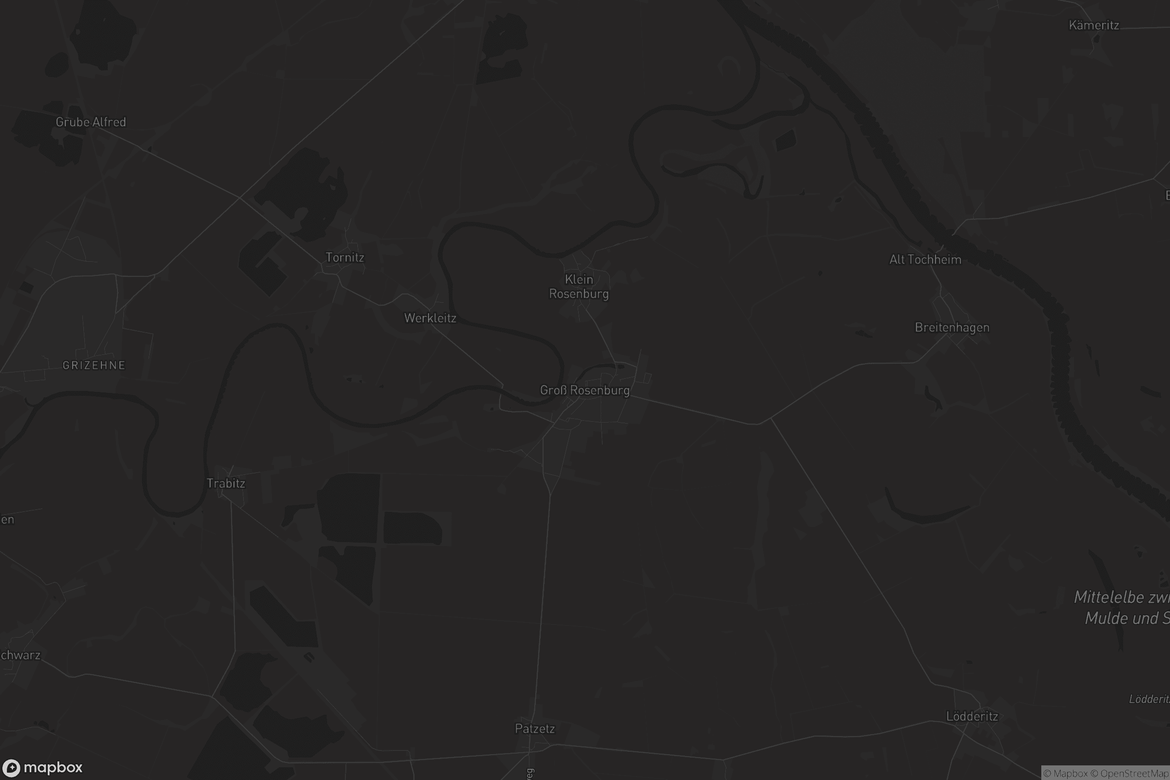 Karte von Groß Rosenburg