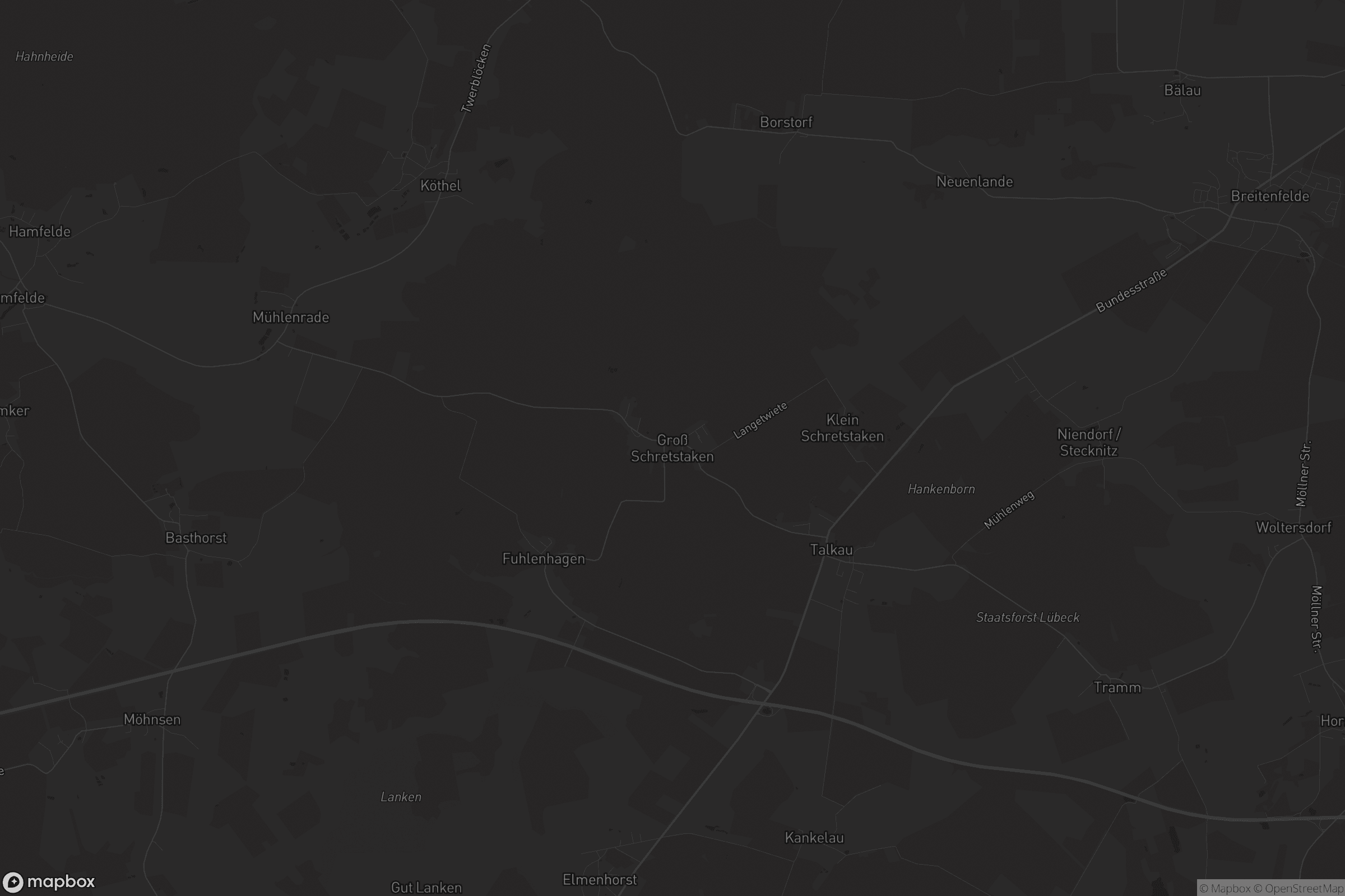 Karte von Groß Schretstaken