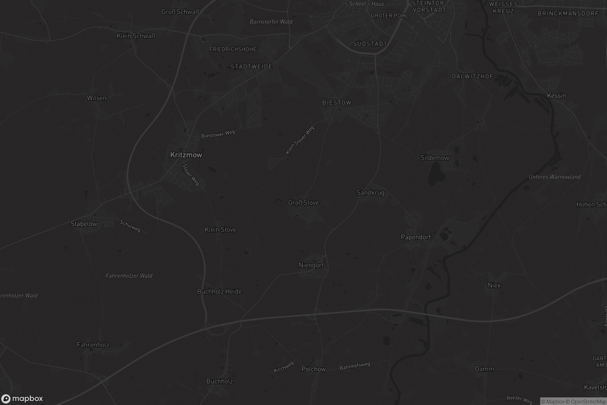 Karte von Groß Stove