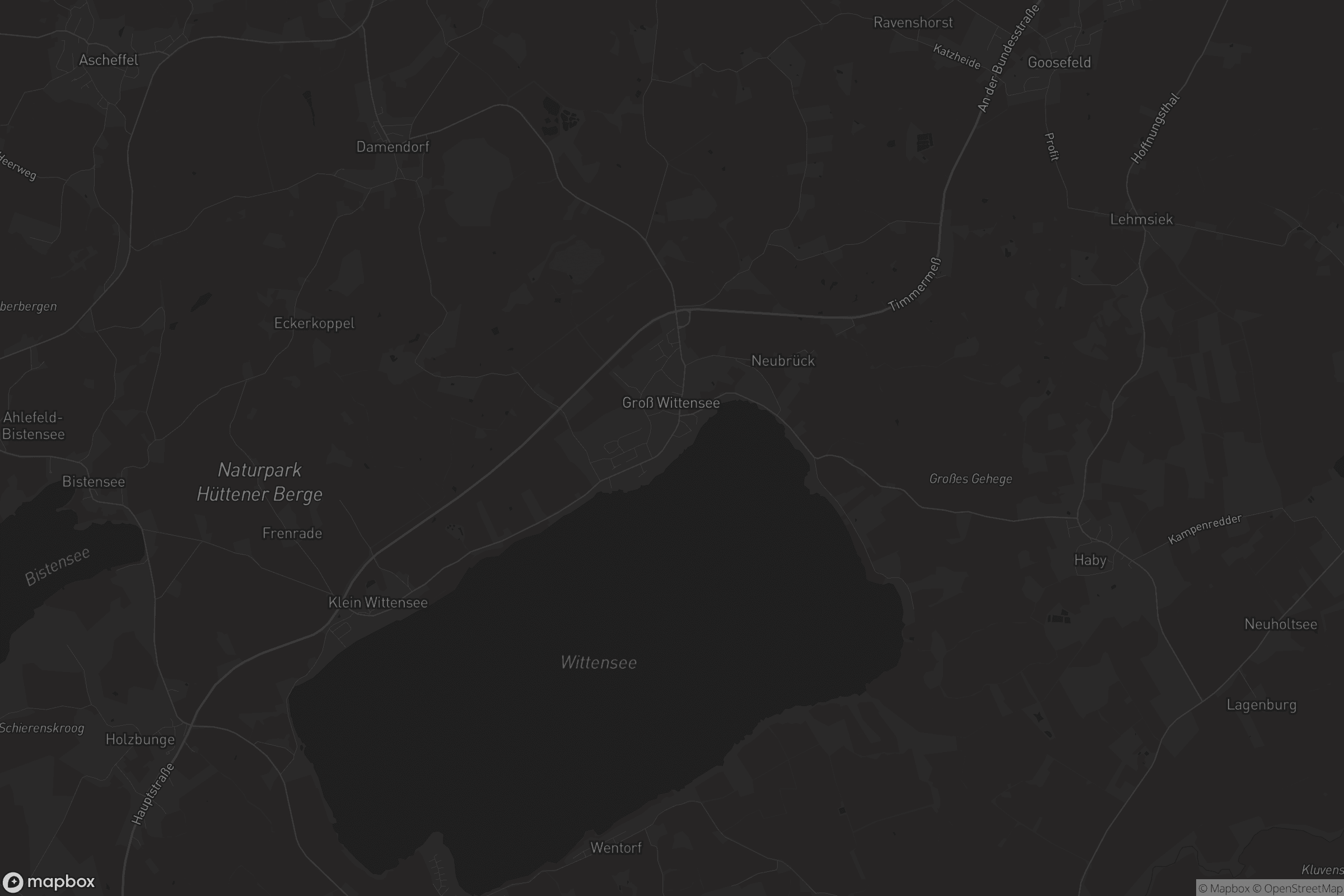 Karte von Groß Wittensee