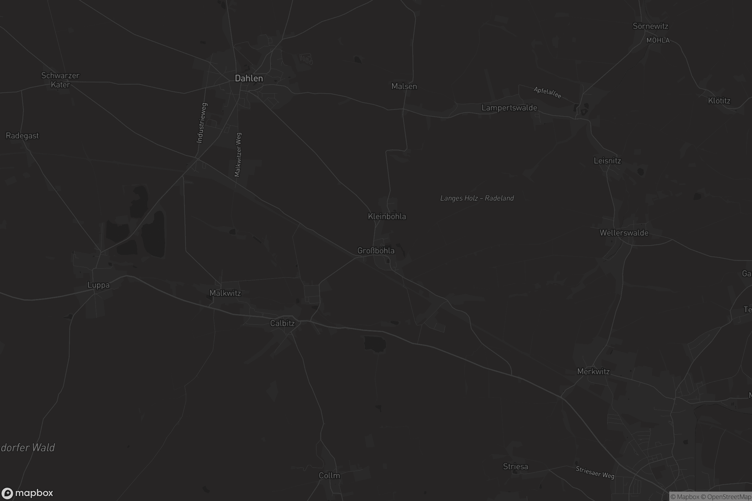 Karte von Großböhla