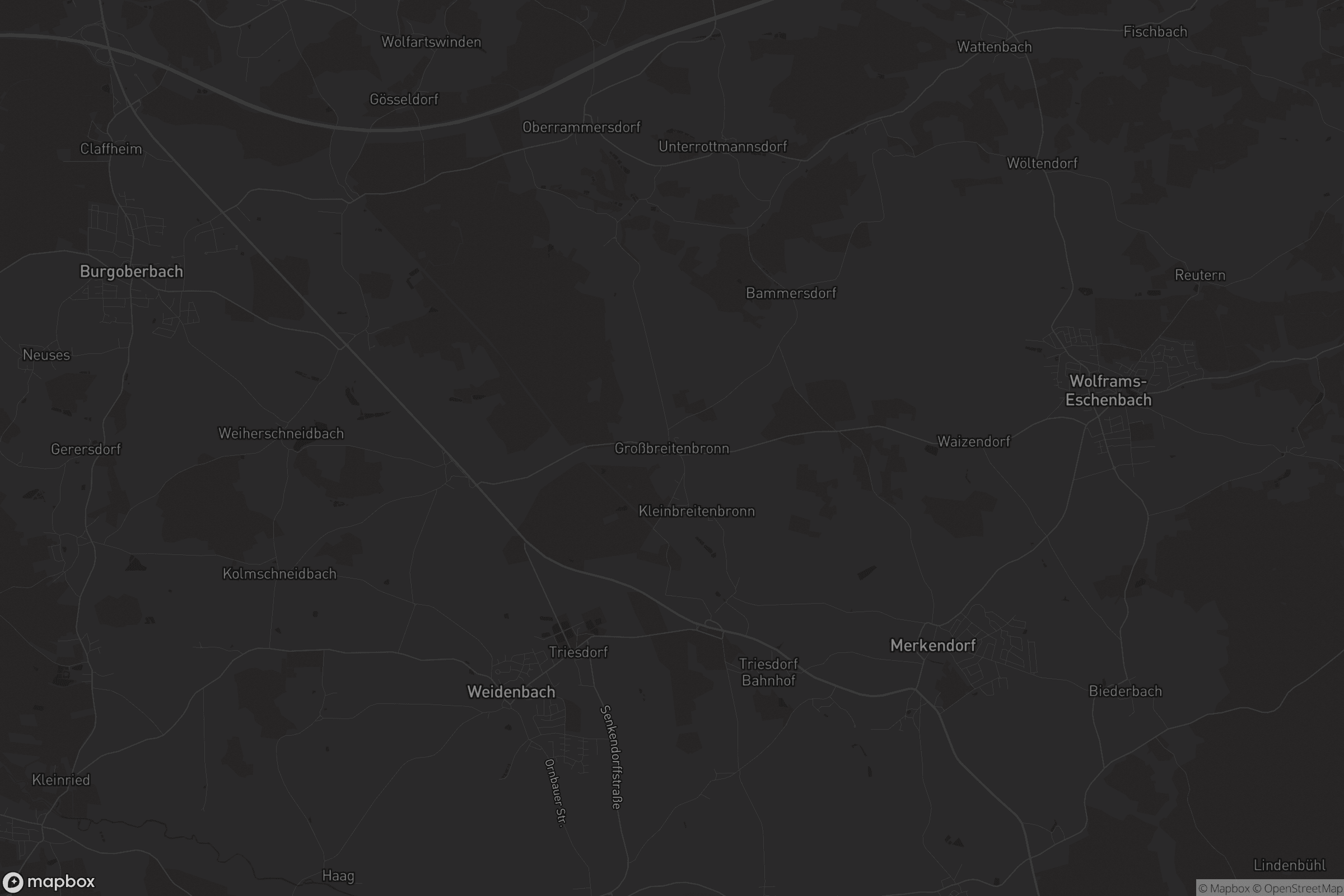 Karte von Großbreitenbronn