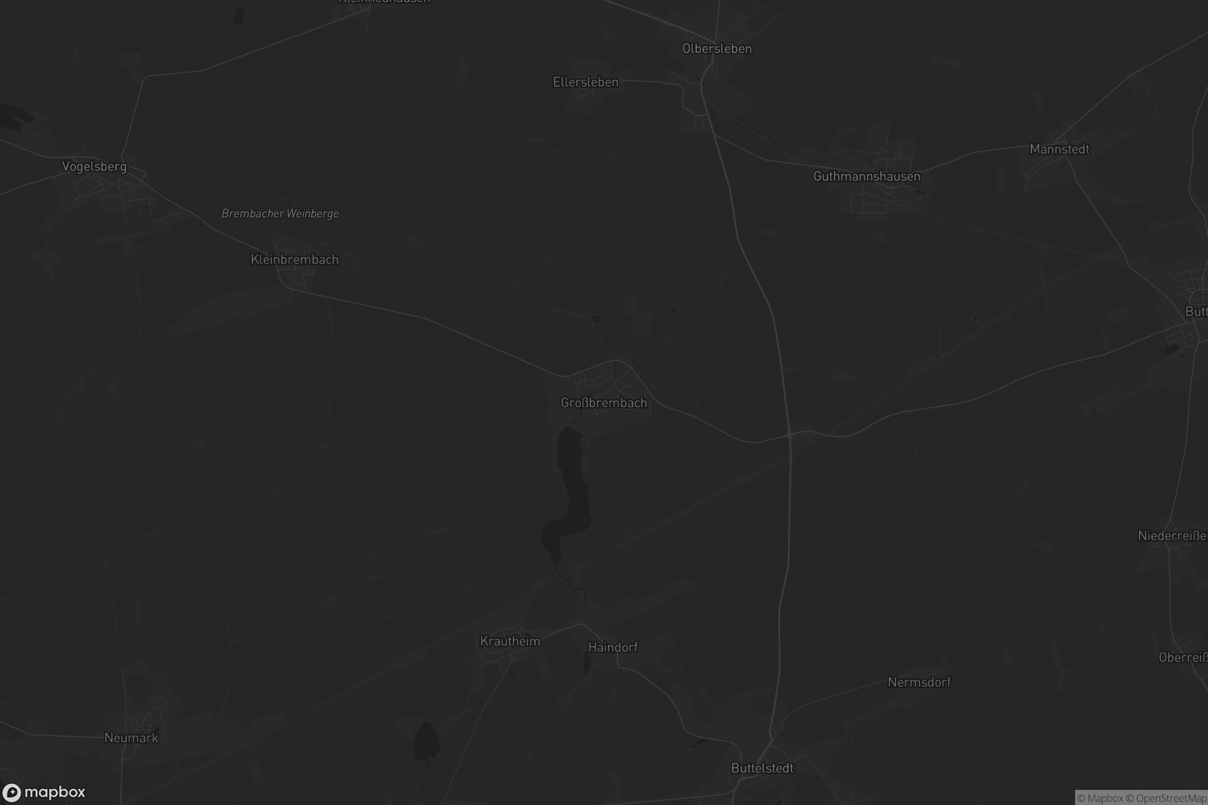 Karte von Großbrembach