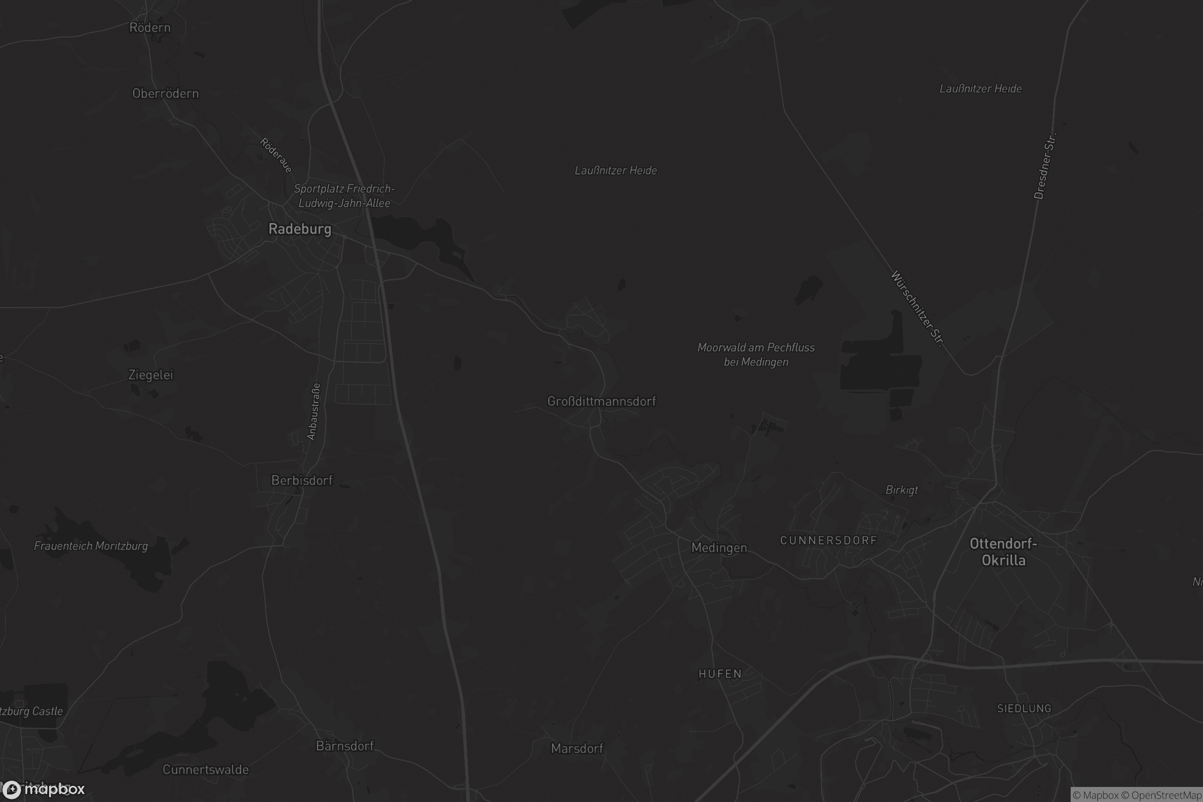 Karte von Großdittmannsdorf