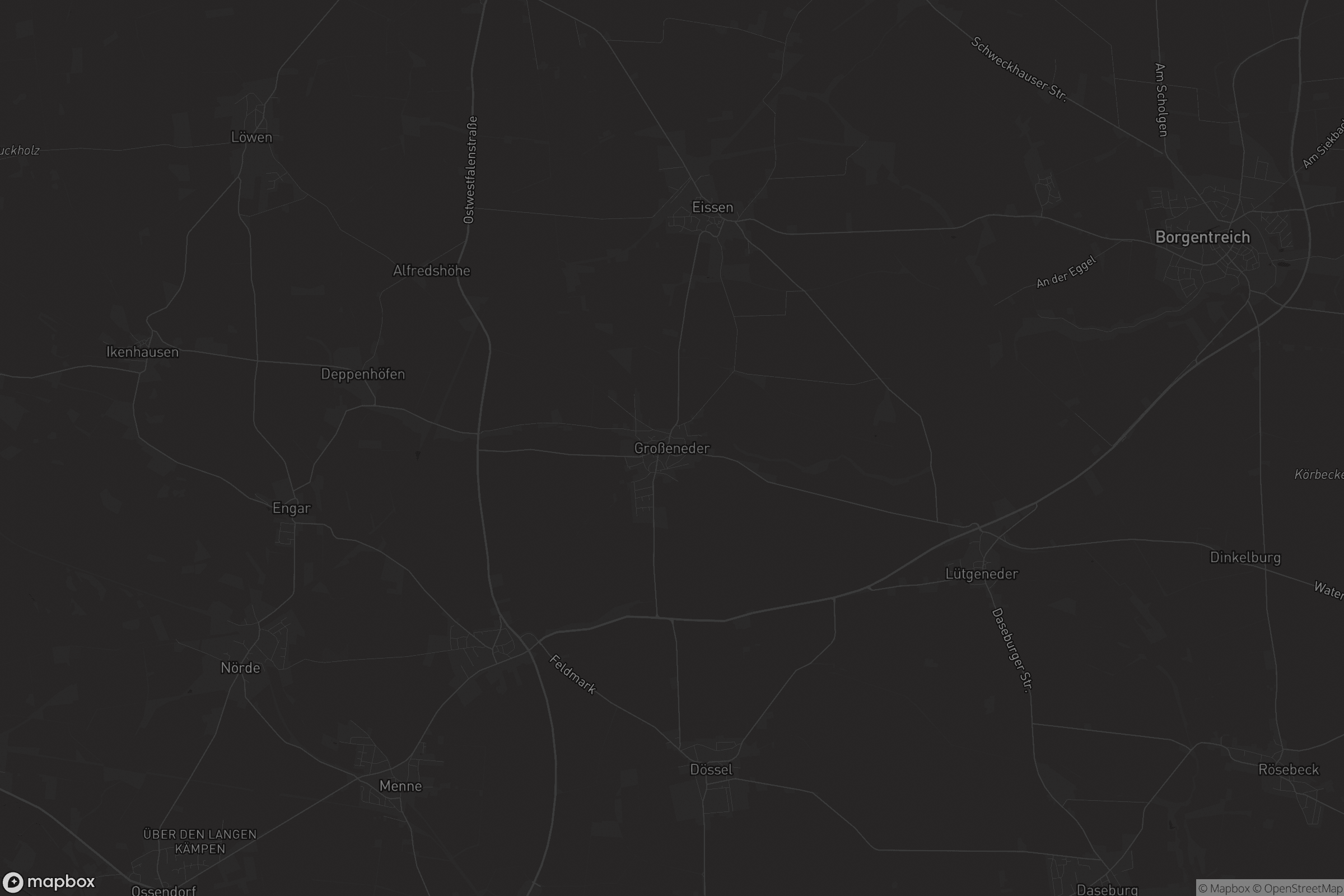 Karte von Großeneder