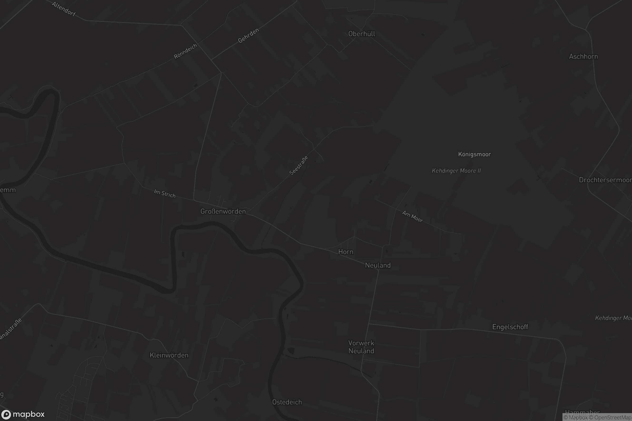 Karte von Großenwörden