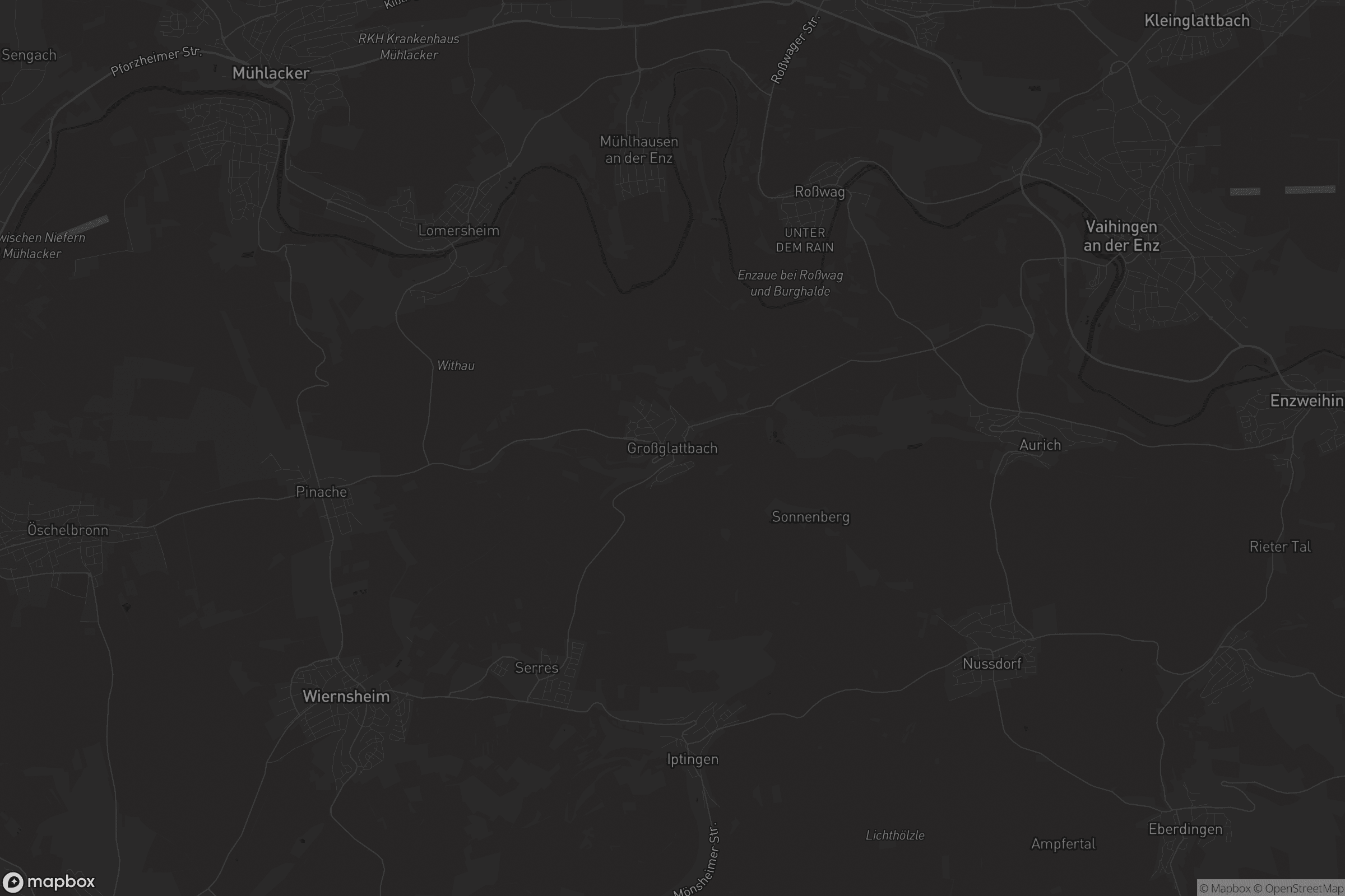 Karte von Großglattbach