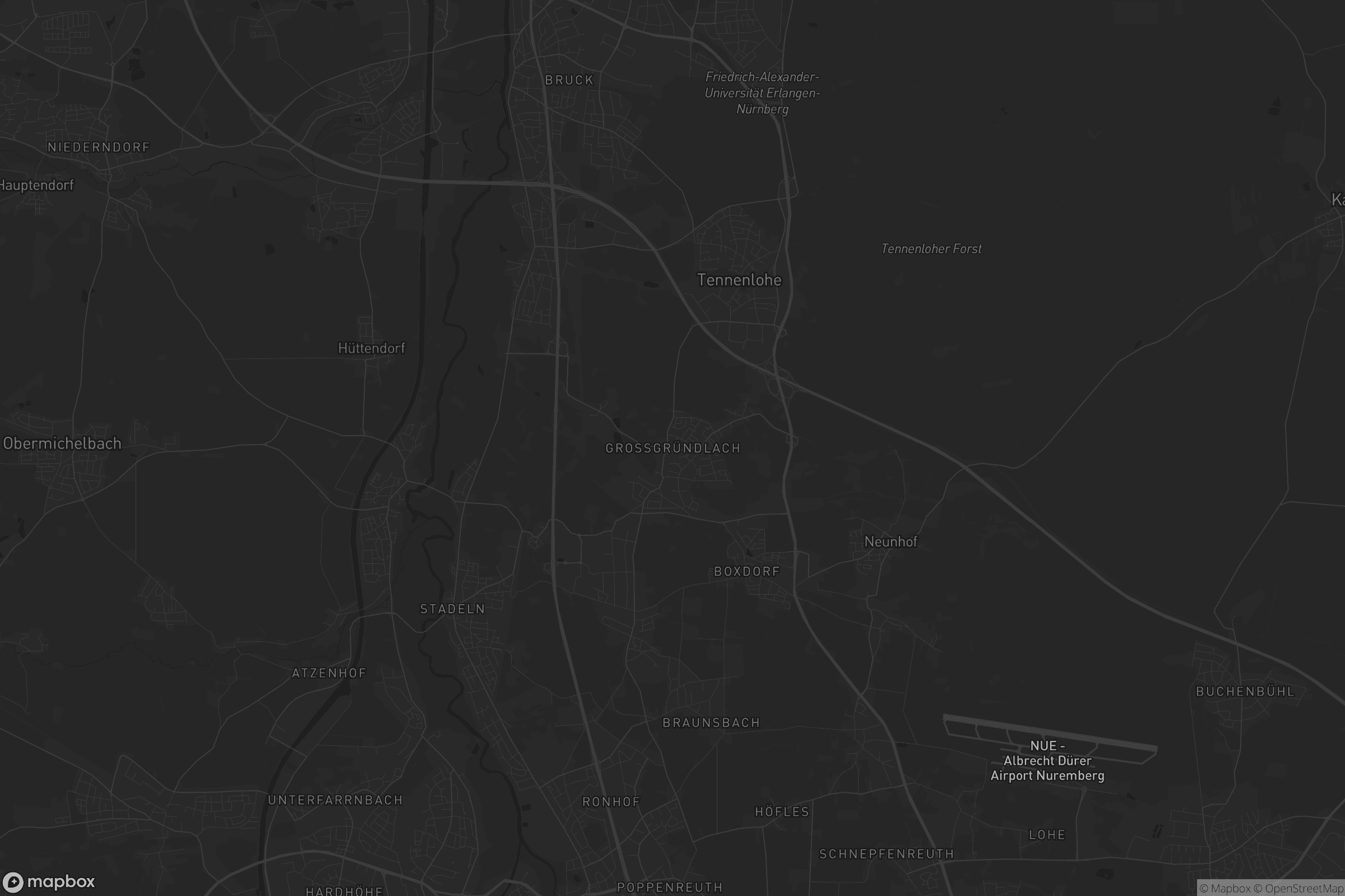 Karte von Großgründlach