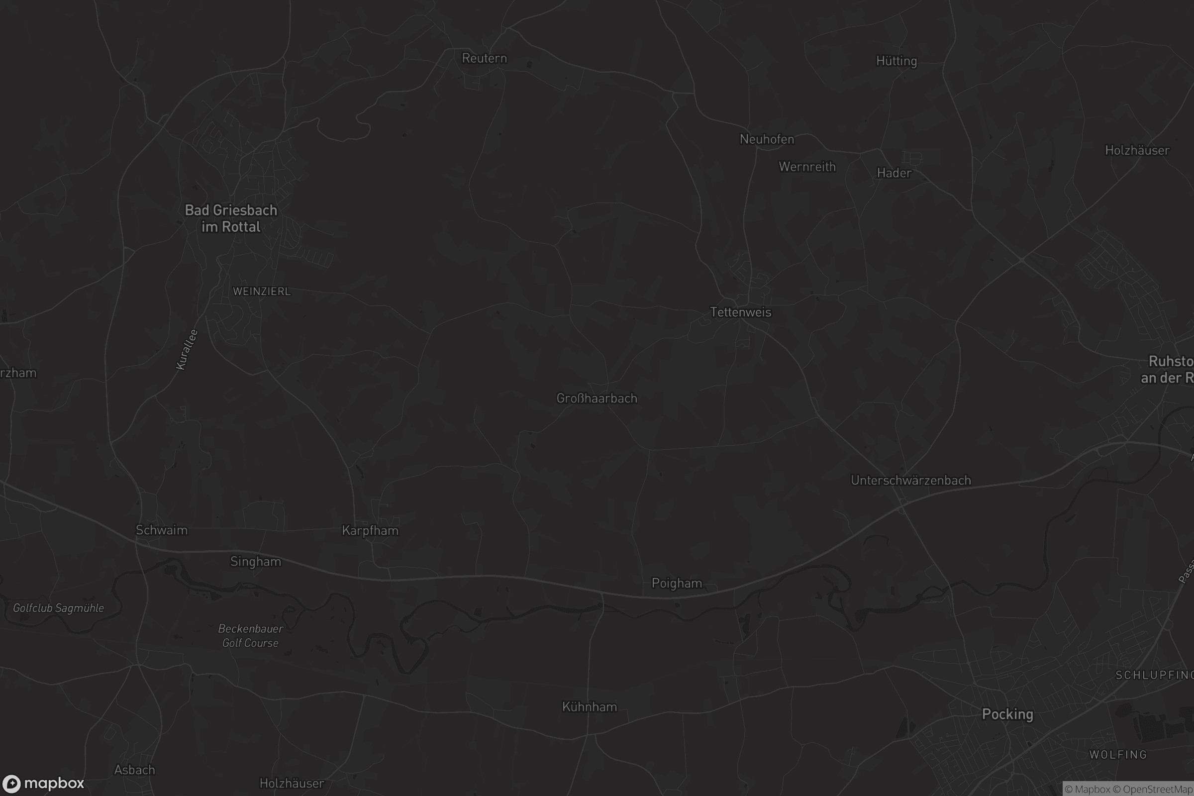 Karte von Großhaarbach