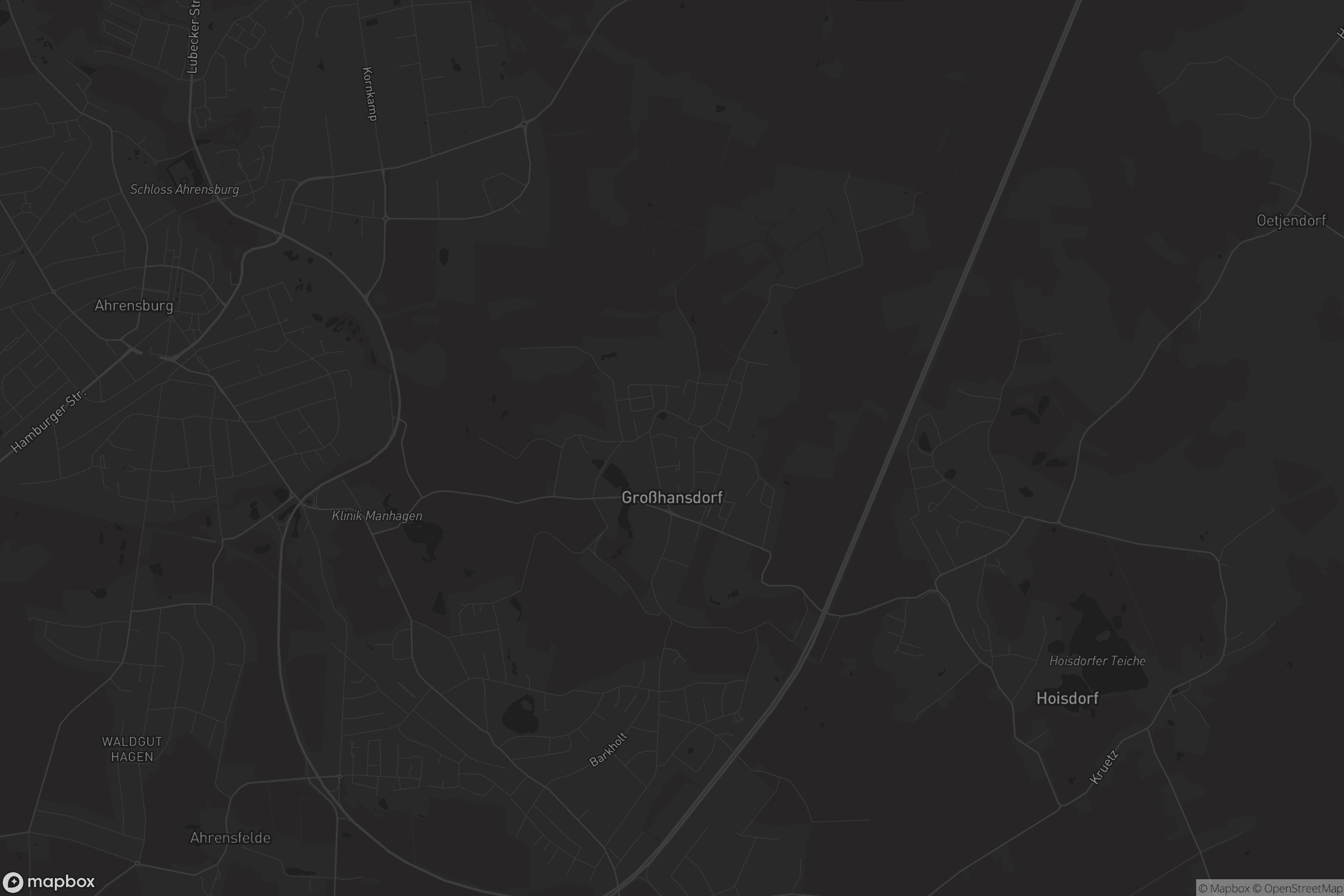 Karte von Großhansdorf