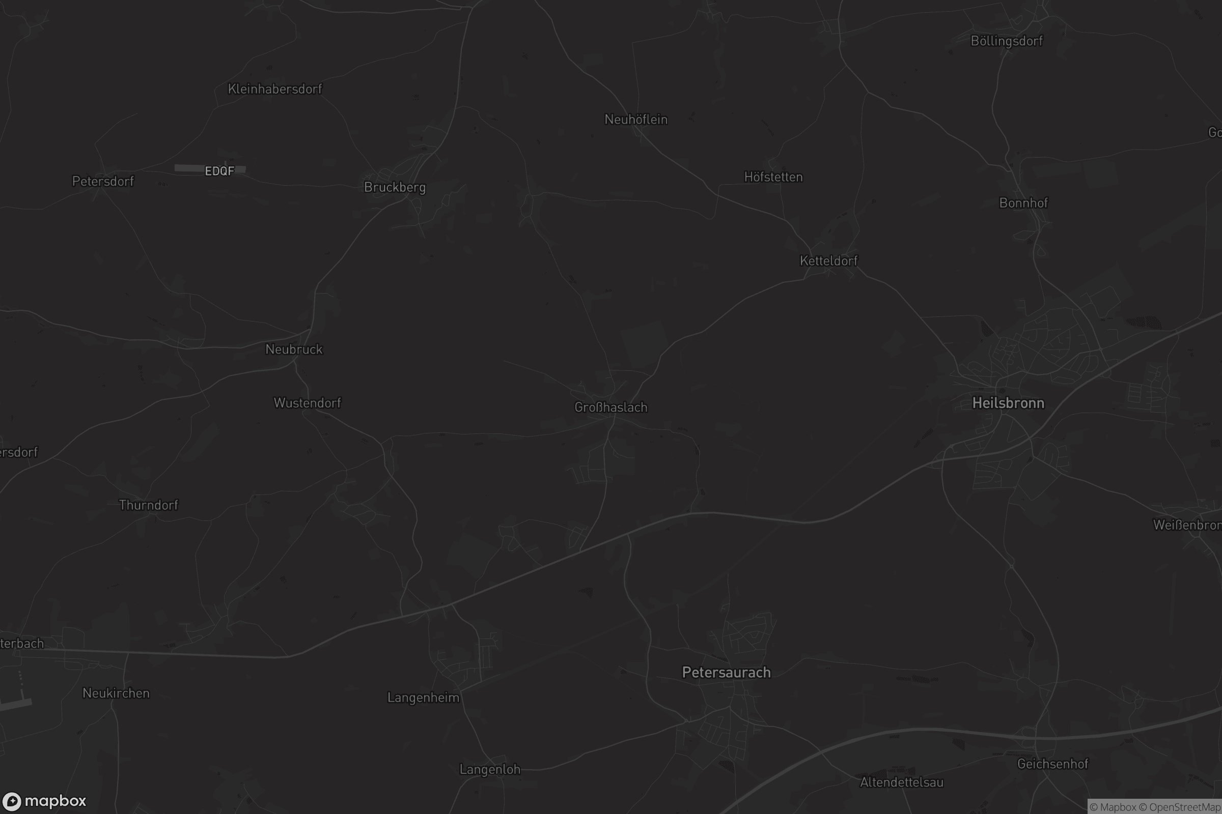 Karte von Großhaslach