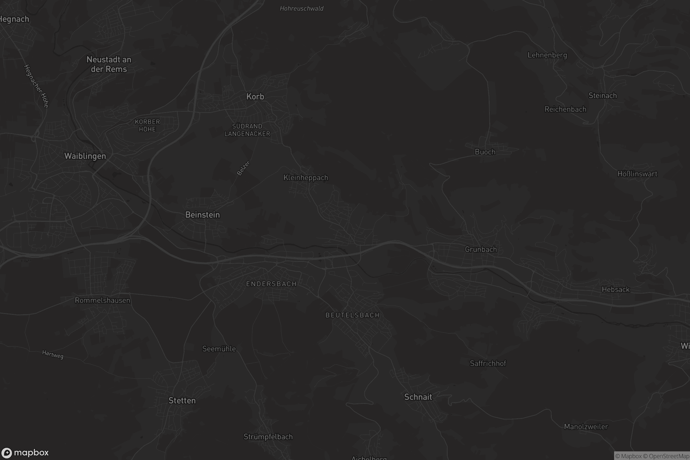 Karte von Großheppach