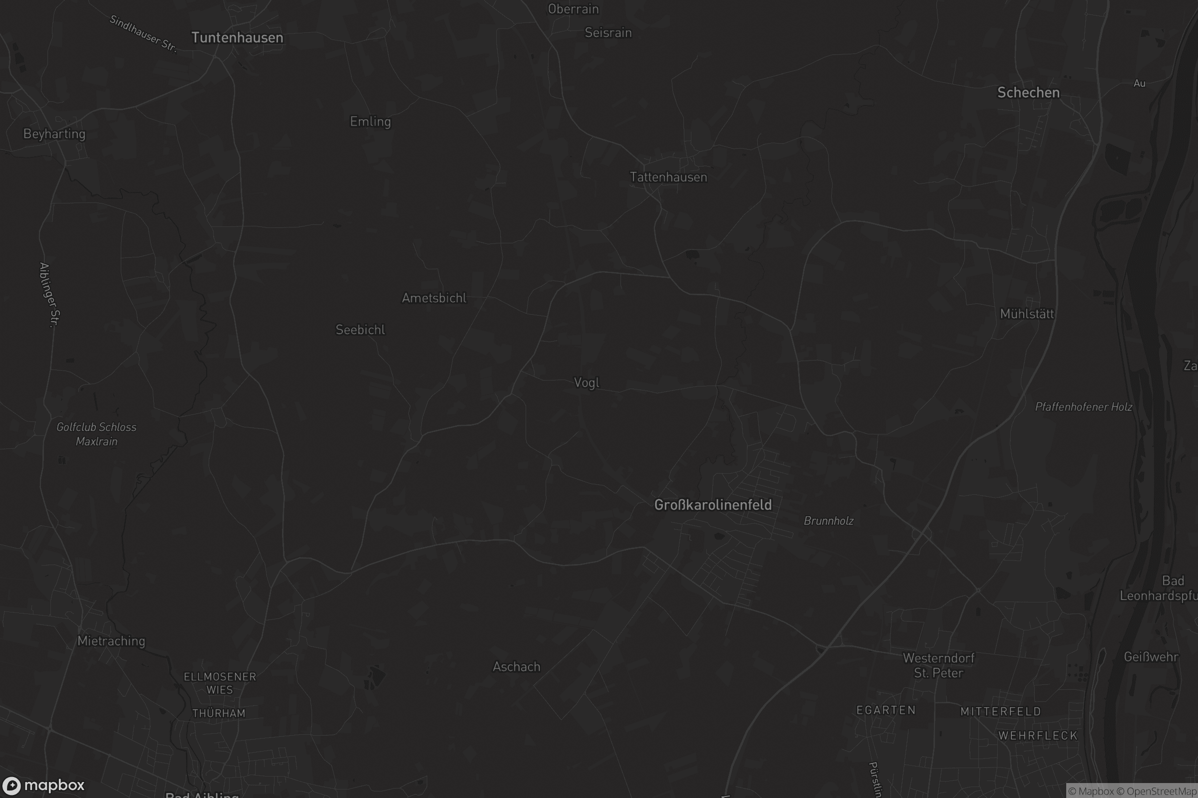 Karte von Großkarolinenfeld