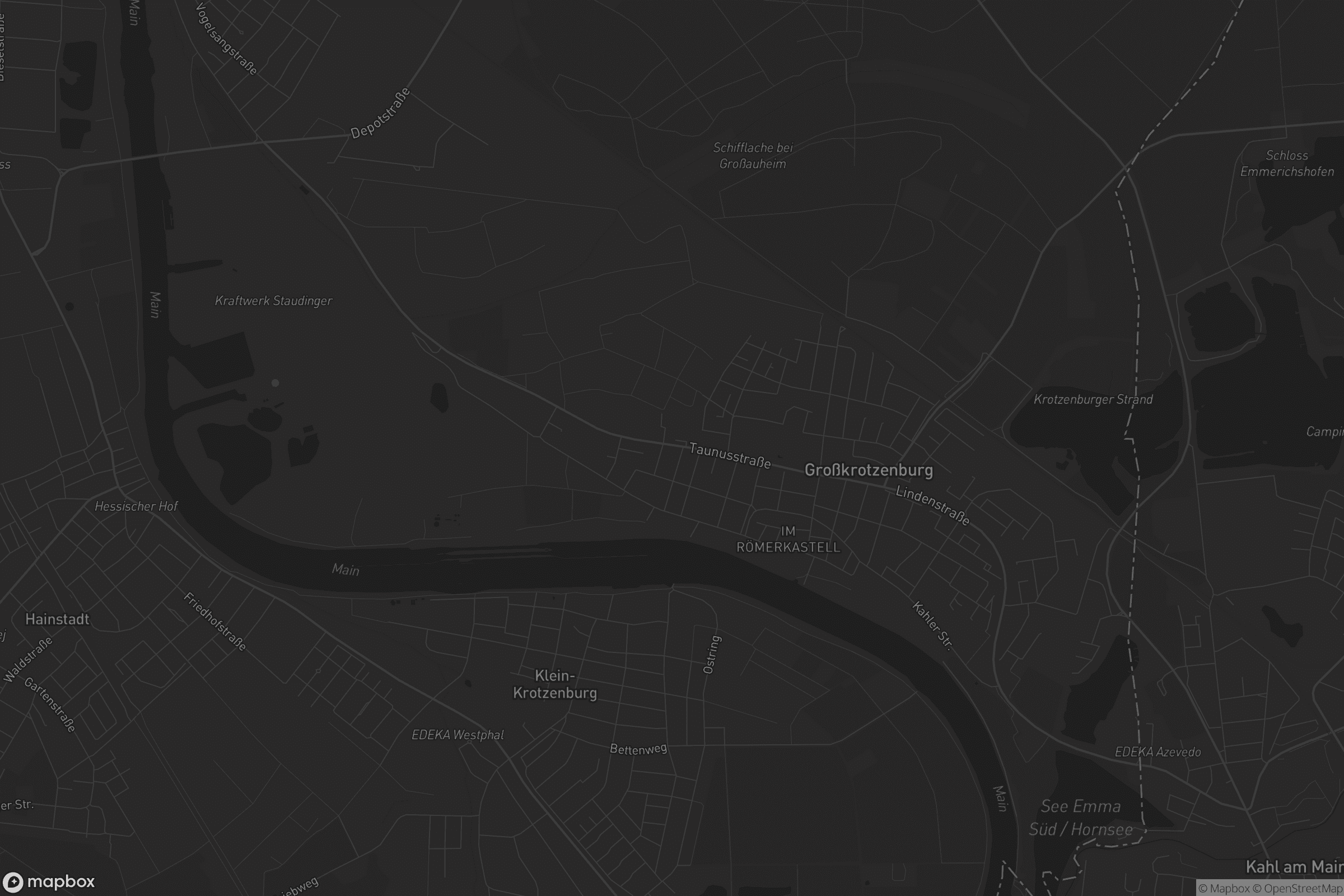 Karte von Großkrotzenburg