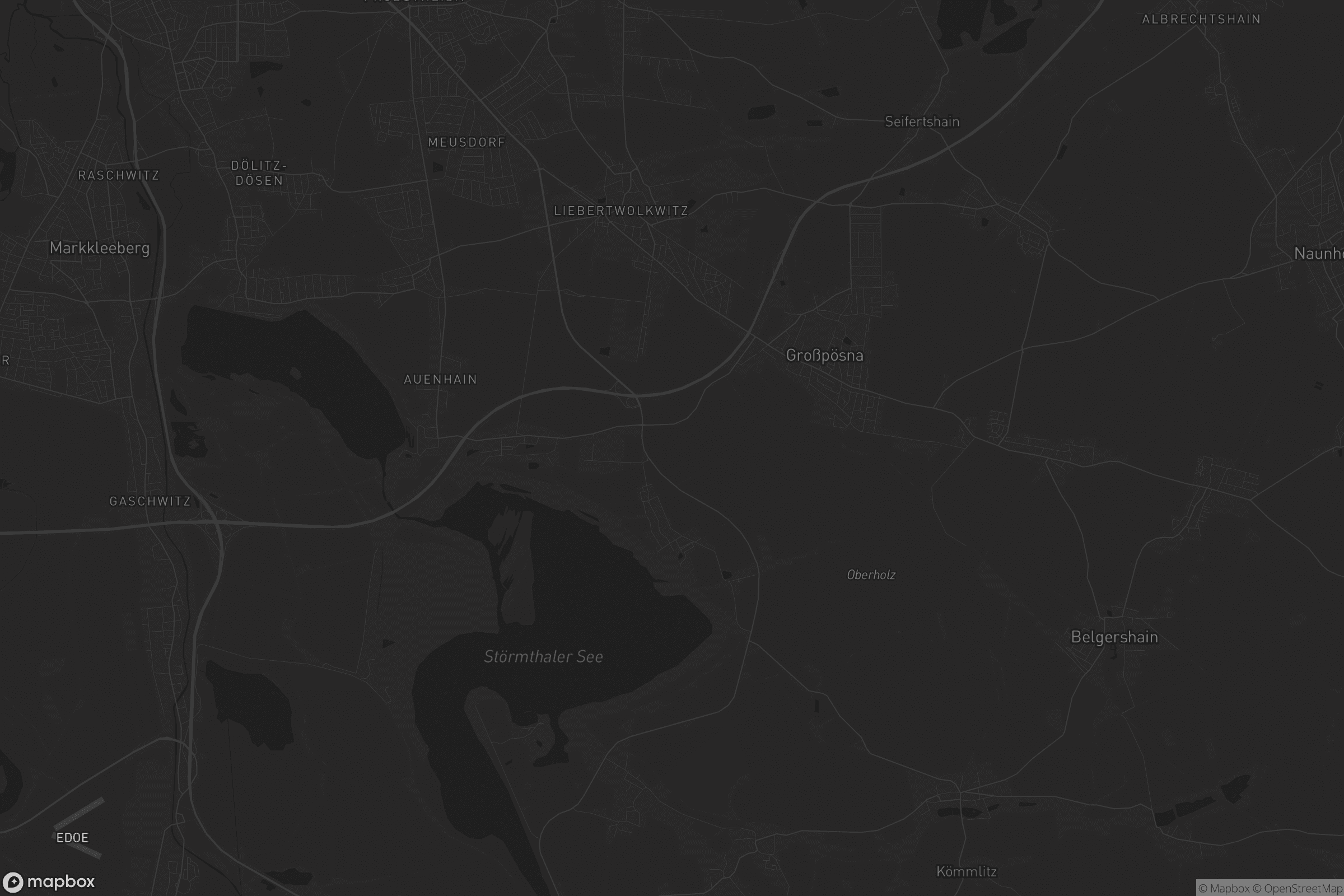 Karte von Großpösna