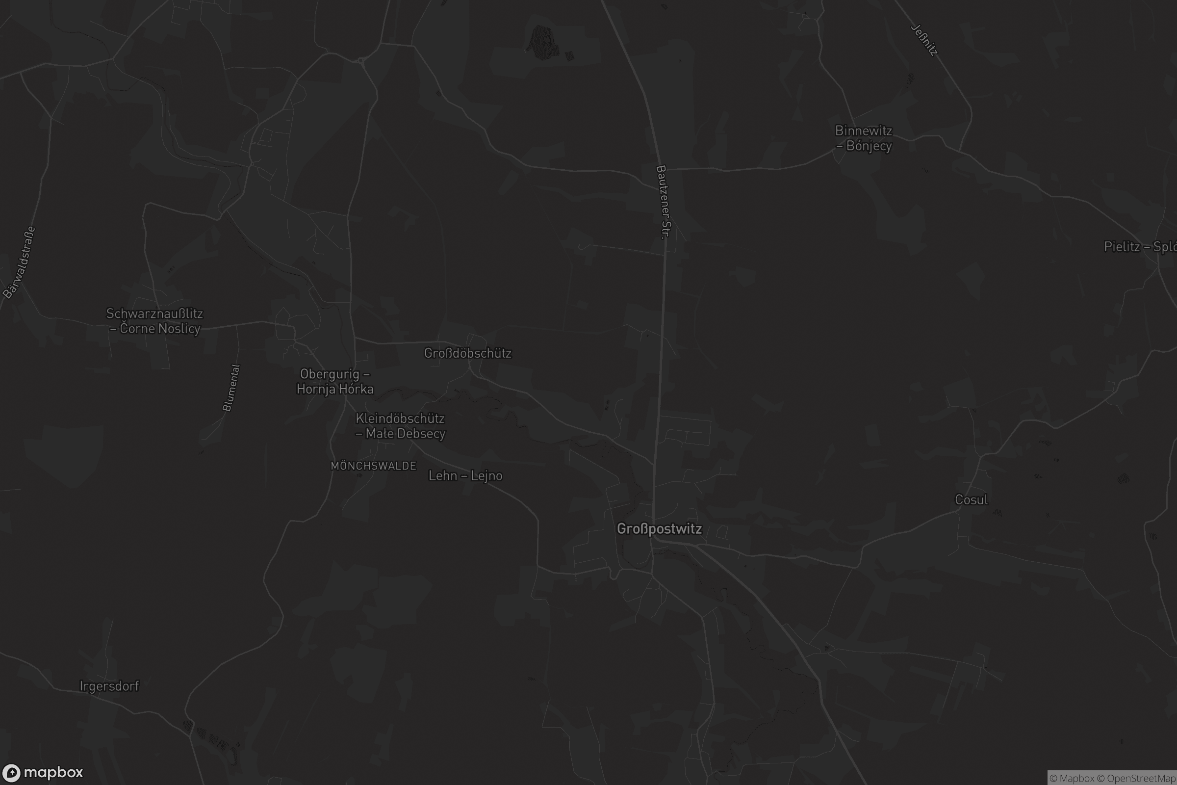 Karte von Großpostwitz/Oberlausitz