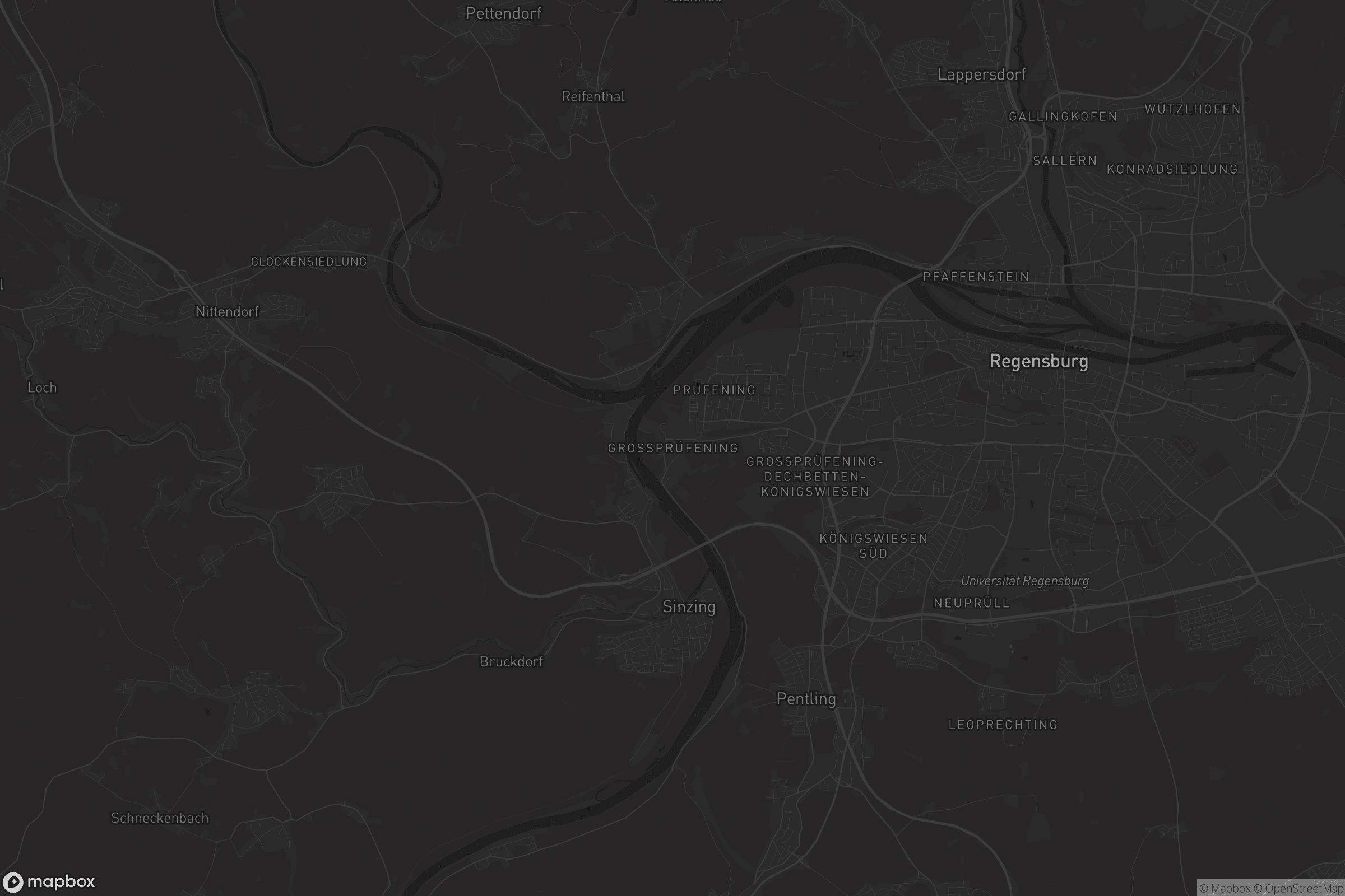 Karte von Großprüfening