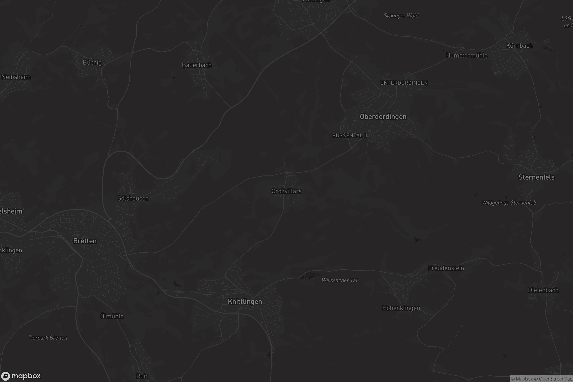 Karte von Großvillars