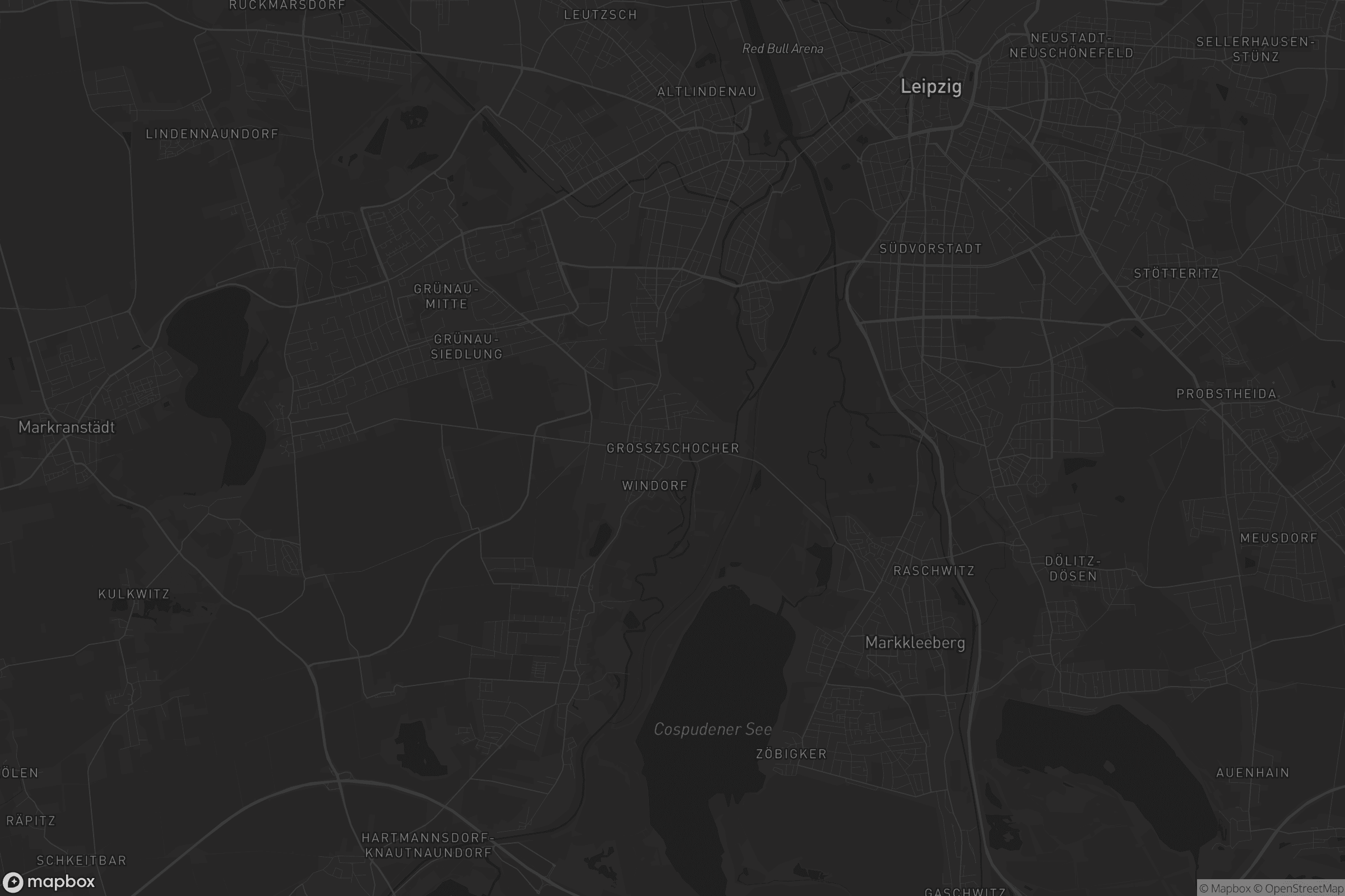 Karte von Großzschocher