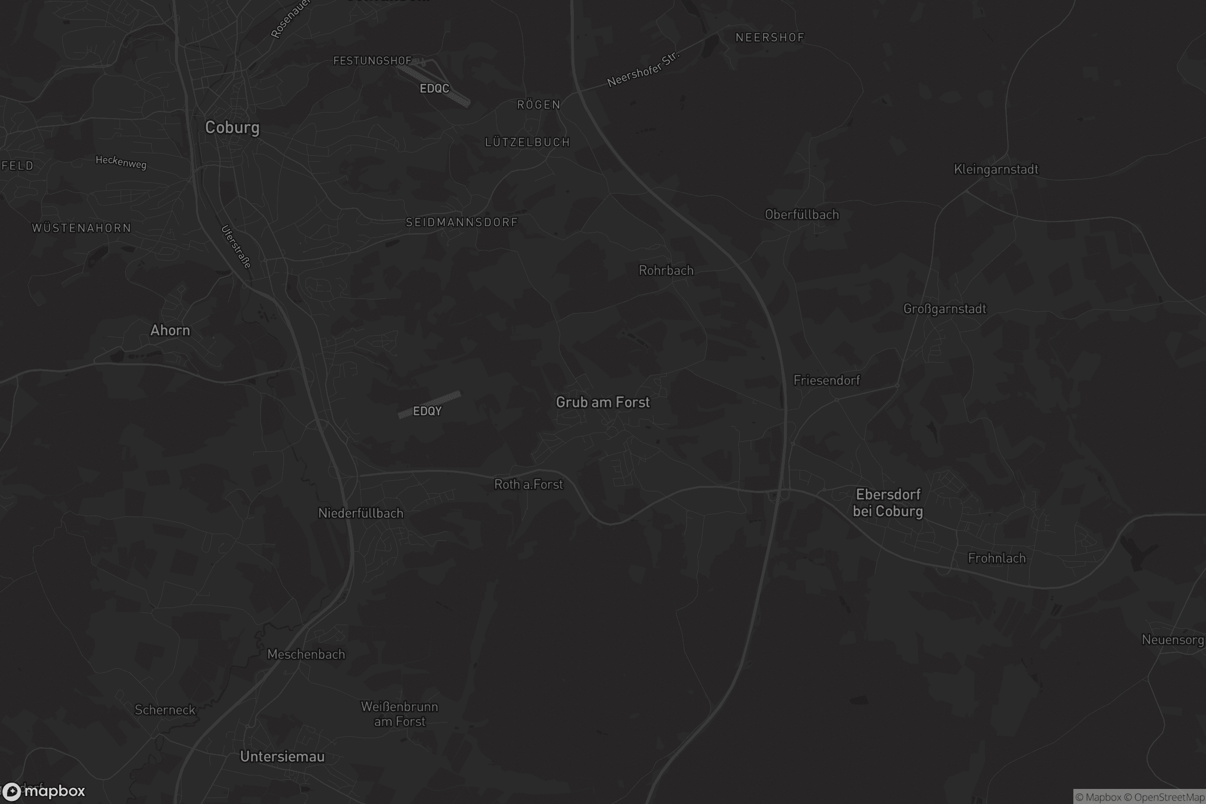 Karte von Grub am Forst