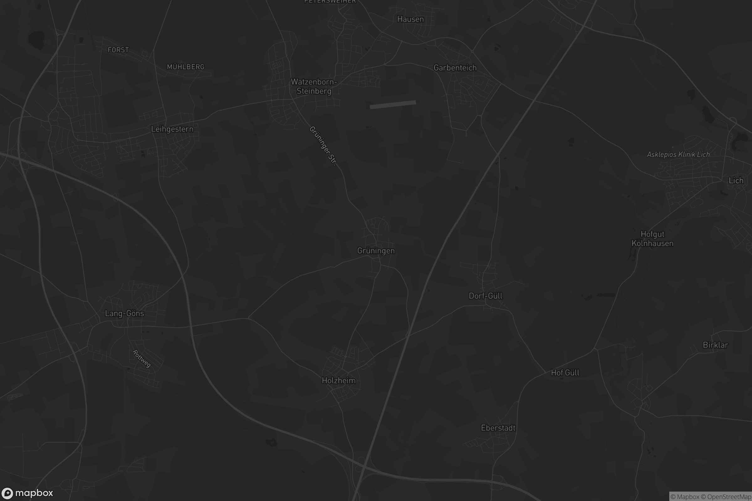 Karte von Grüningen