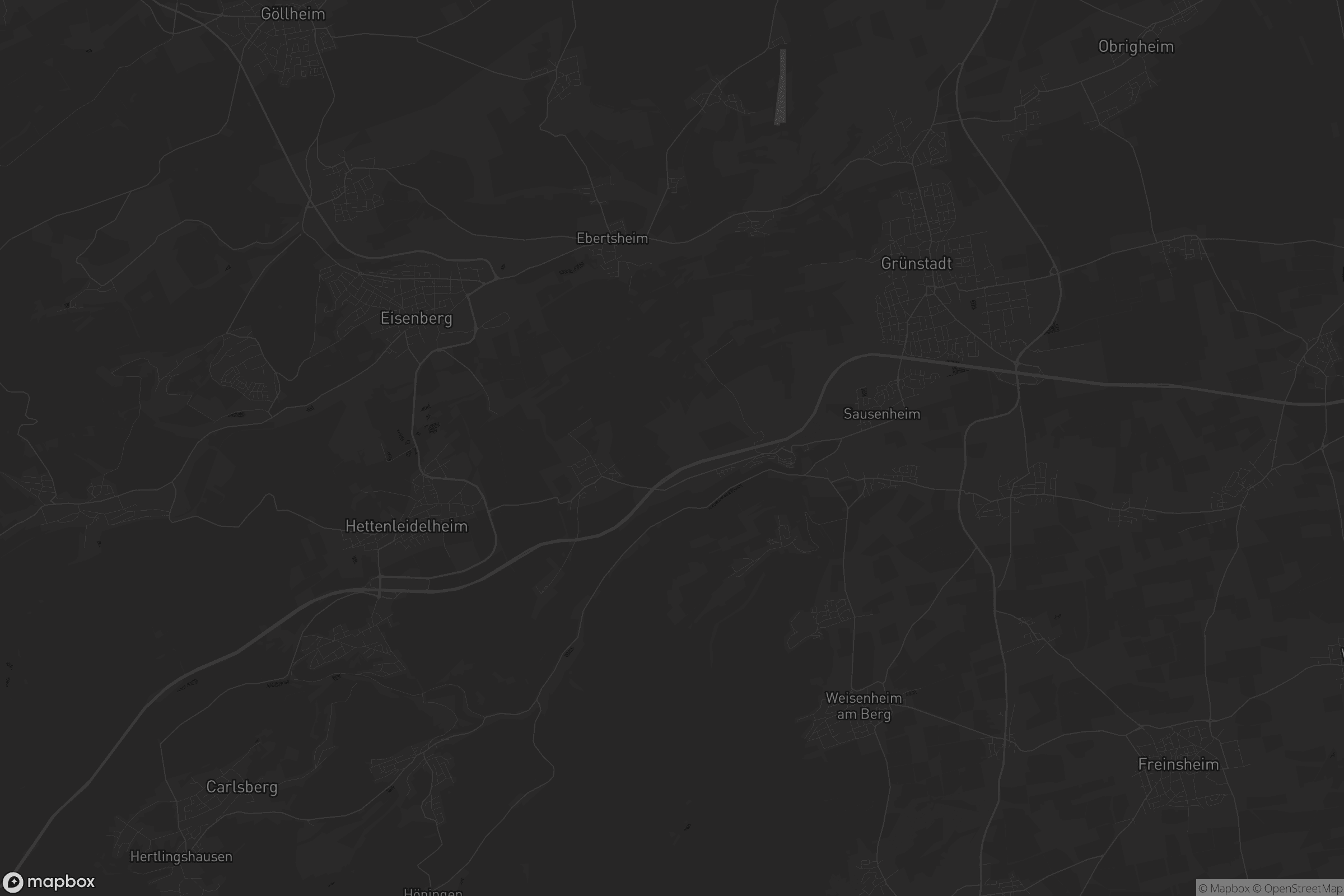 Karte von Grünstadt