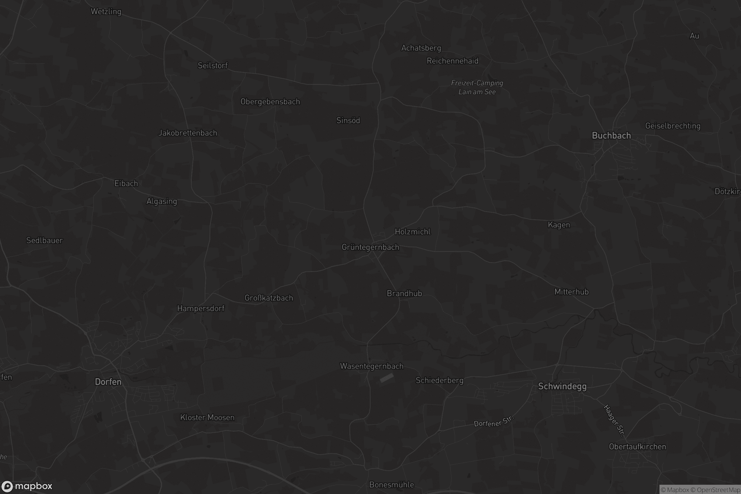 Karte von Grüntegernbach