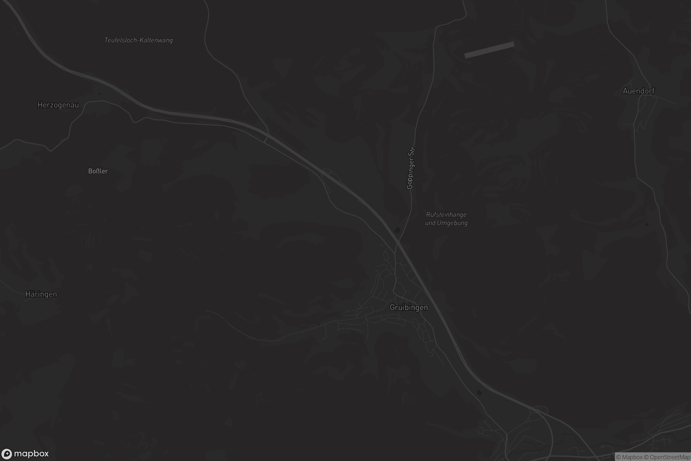 Karte von Gruibingen