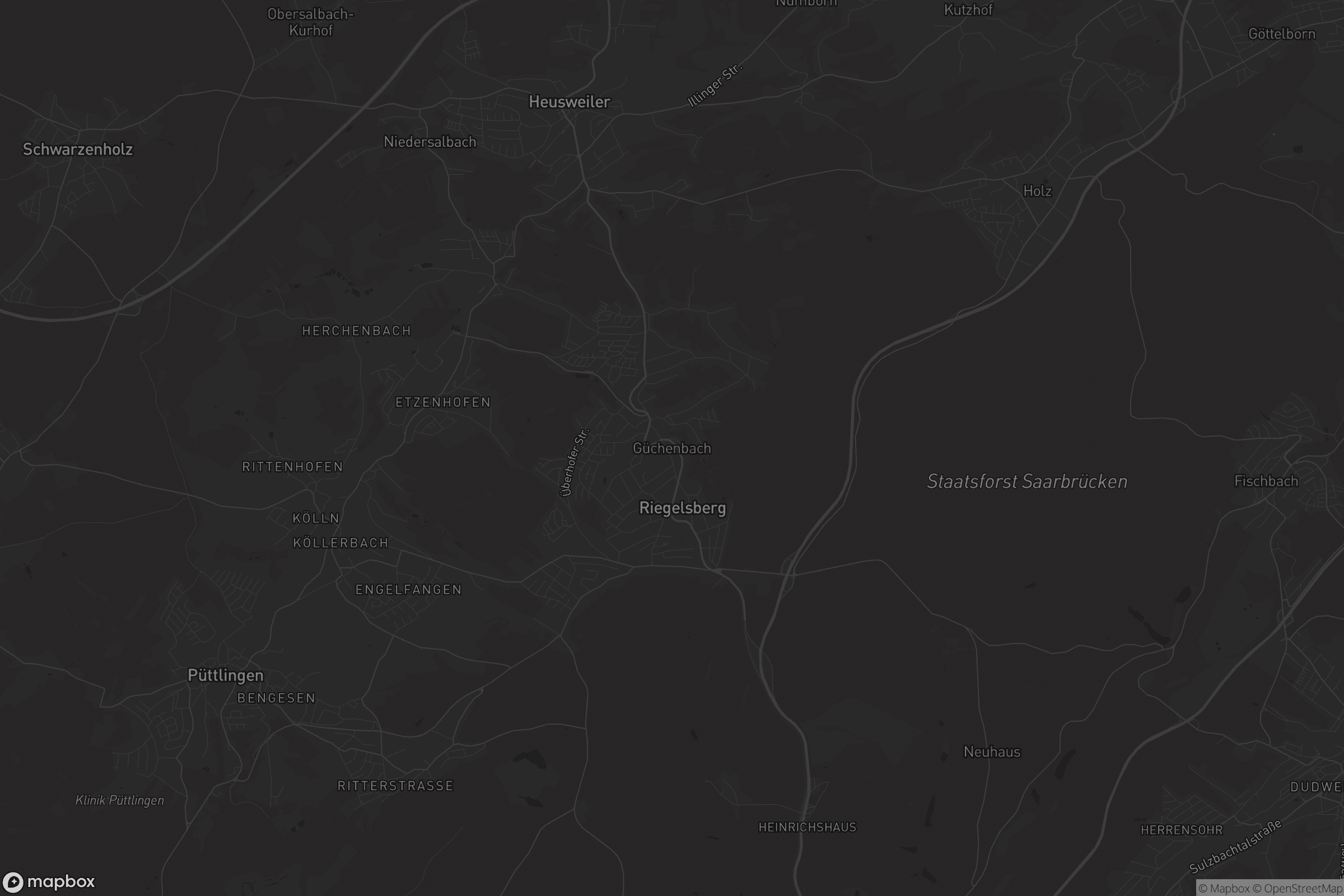 Karte von Güchenbach