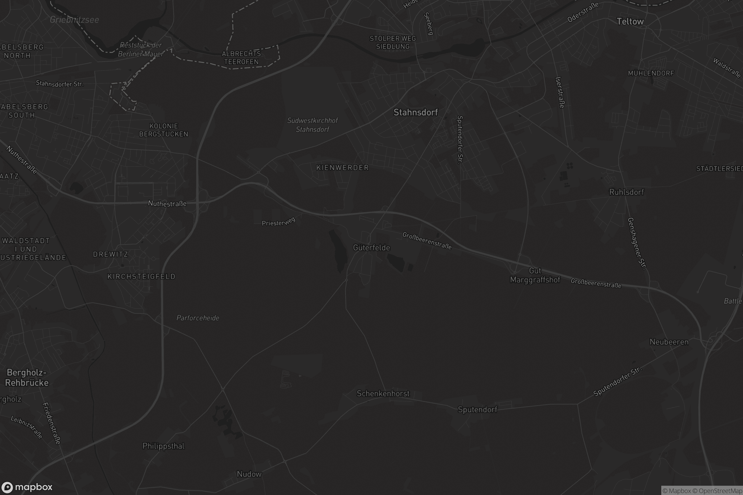 Karte von Güterfelde