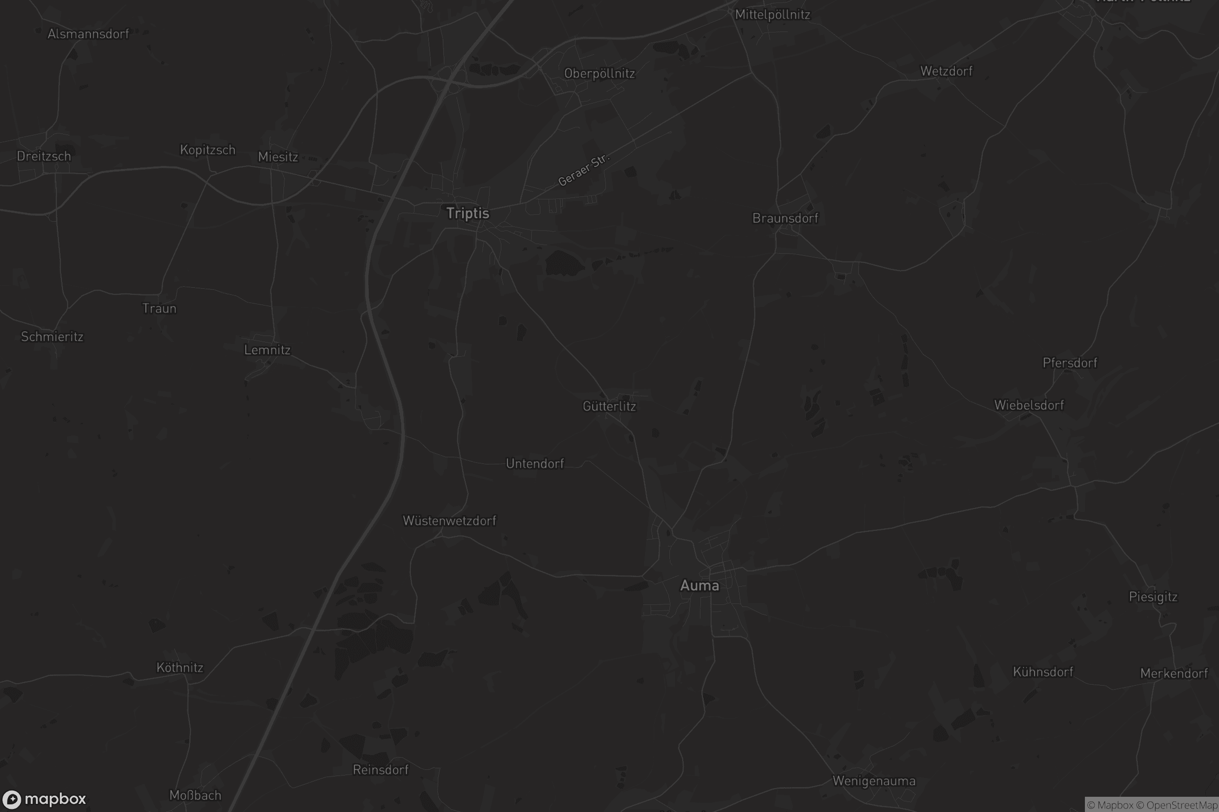 Karte von Gütterlitz