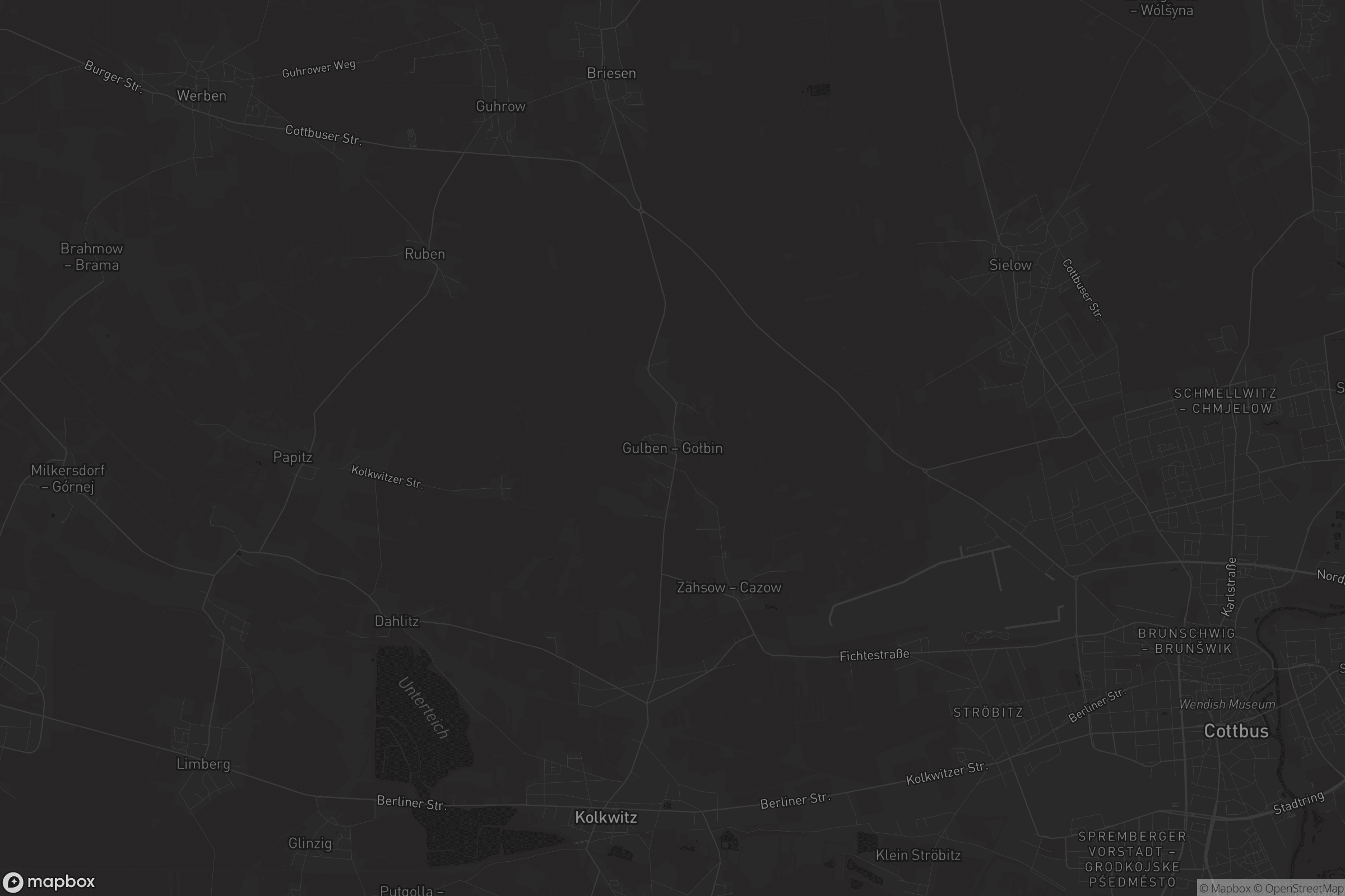 Karte von Gulben - Gołbin