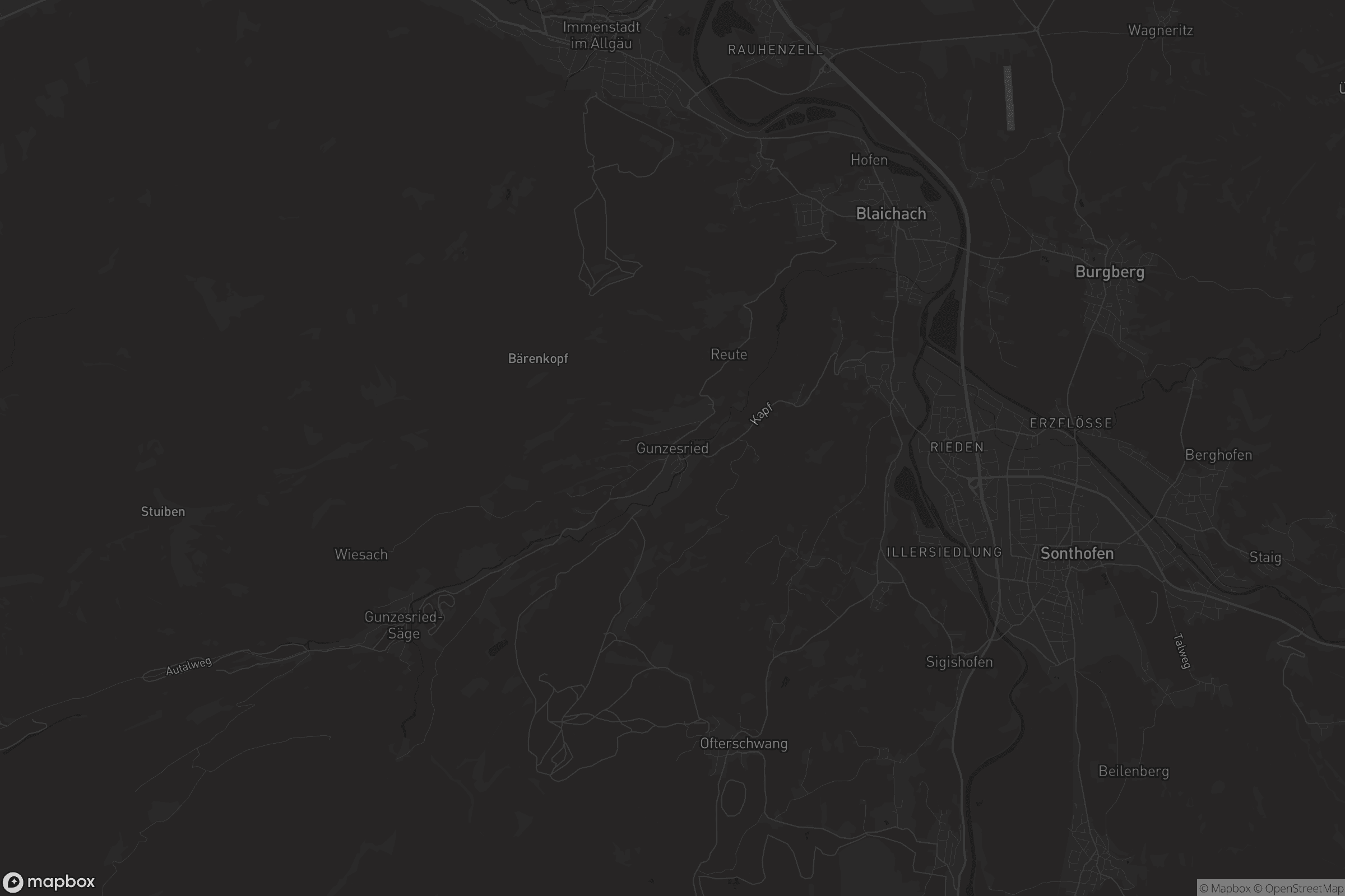 Karte von Gunzesried