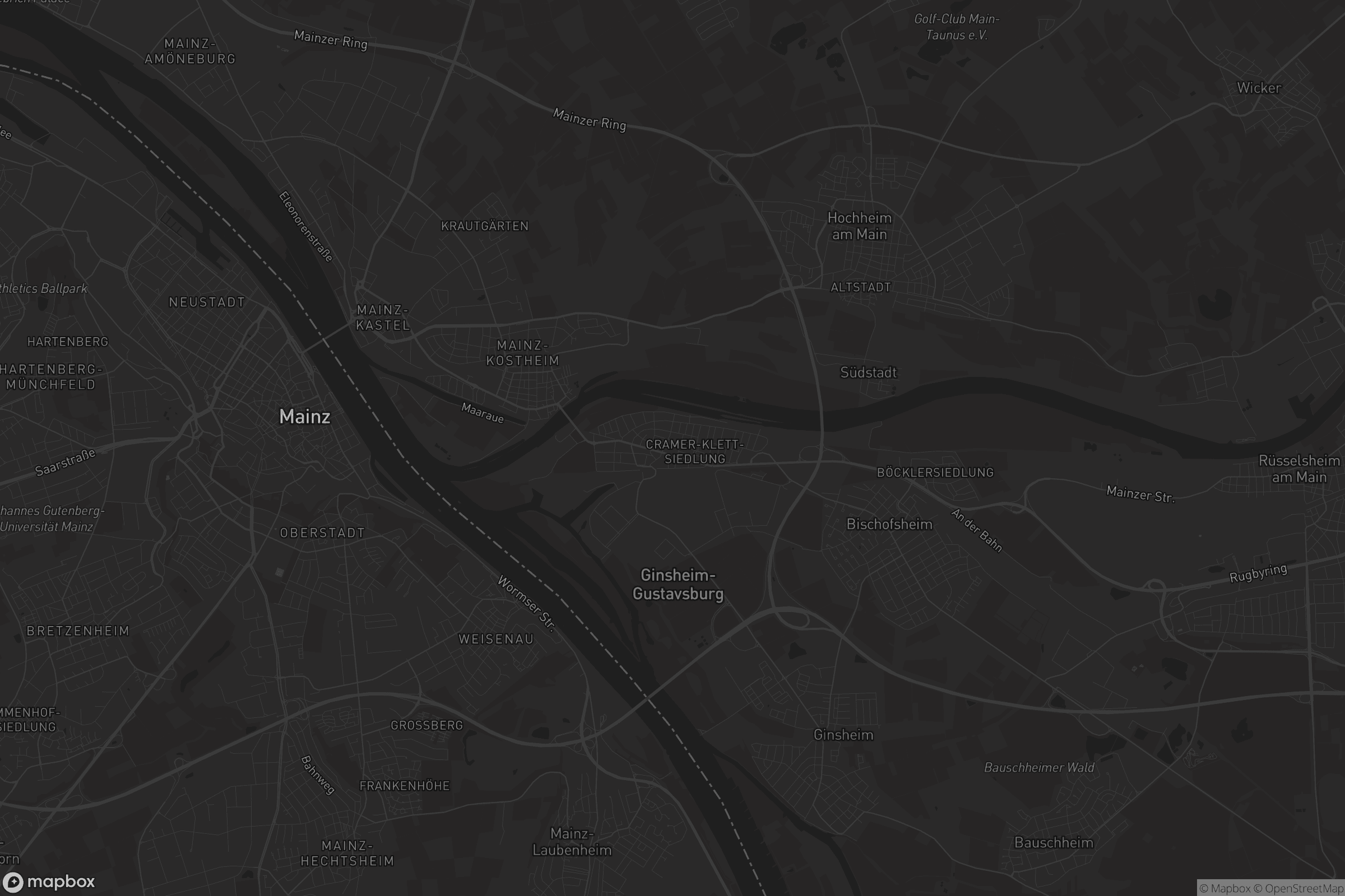 Karte von Gustavsburg