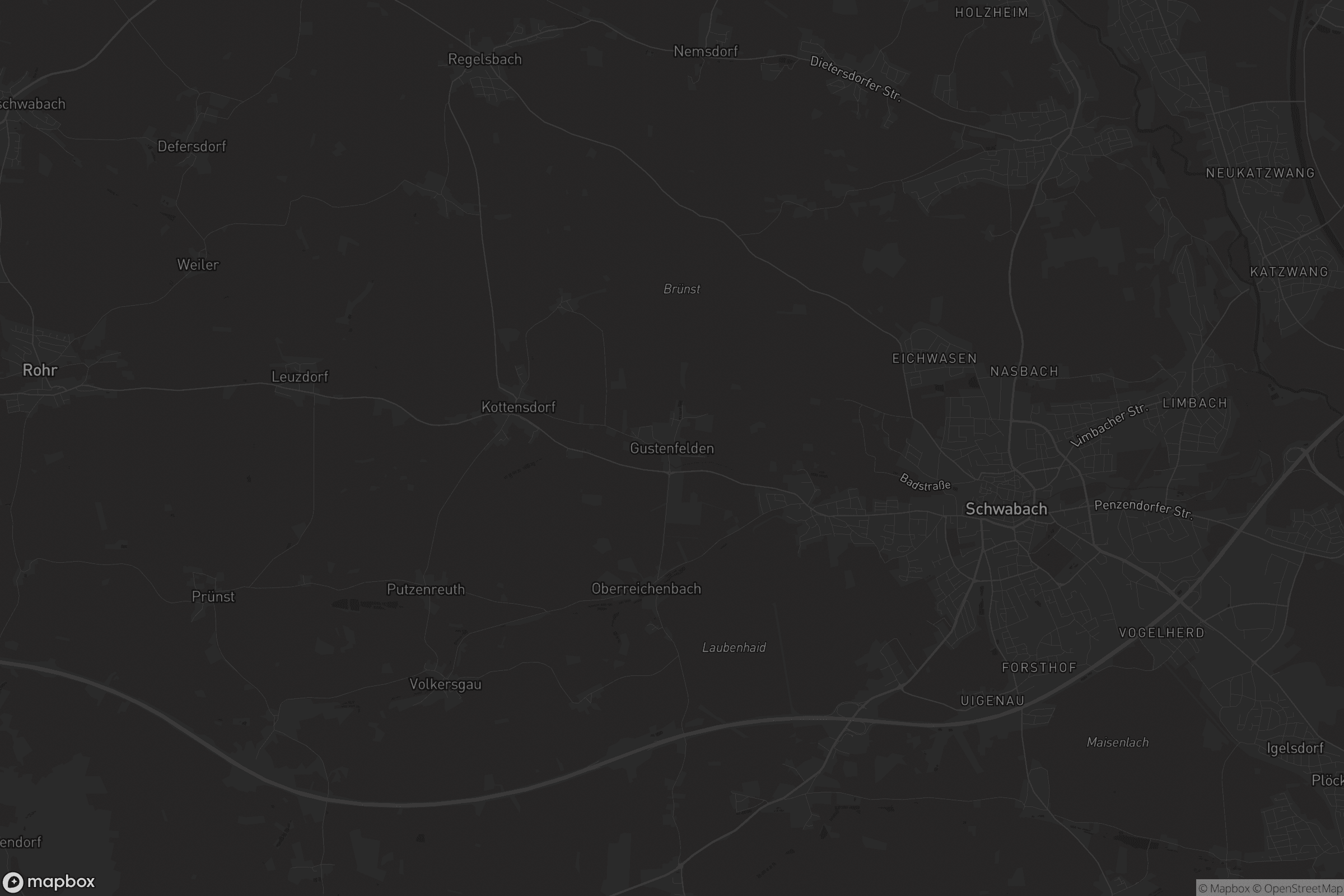 Karte von Gustenfelden