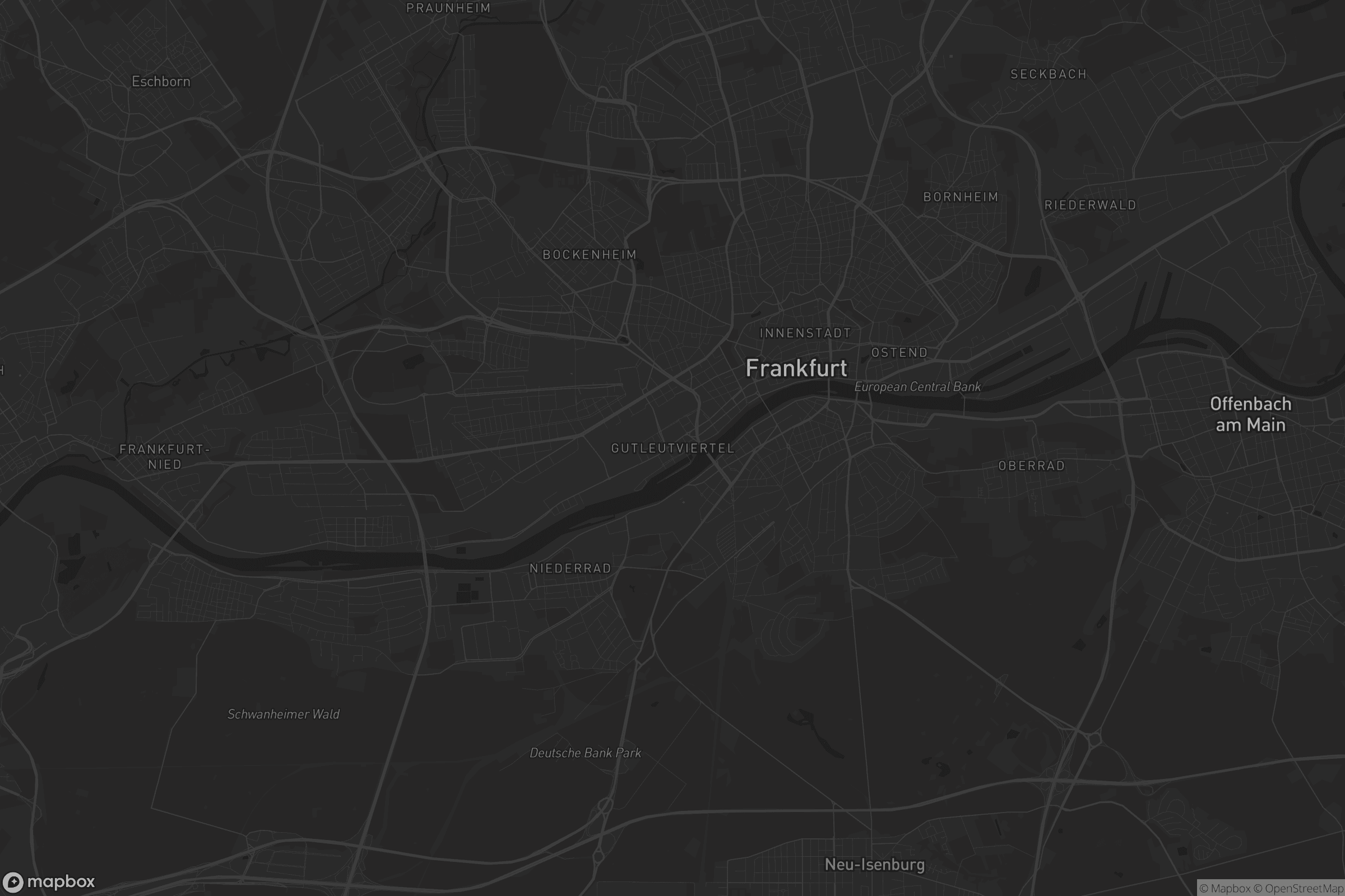 Karte von Gutleutviertel