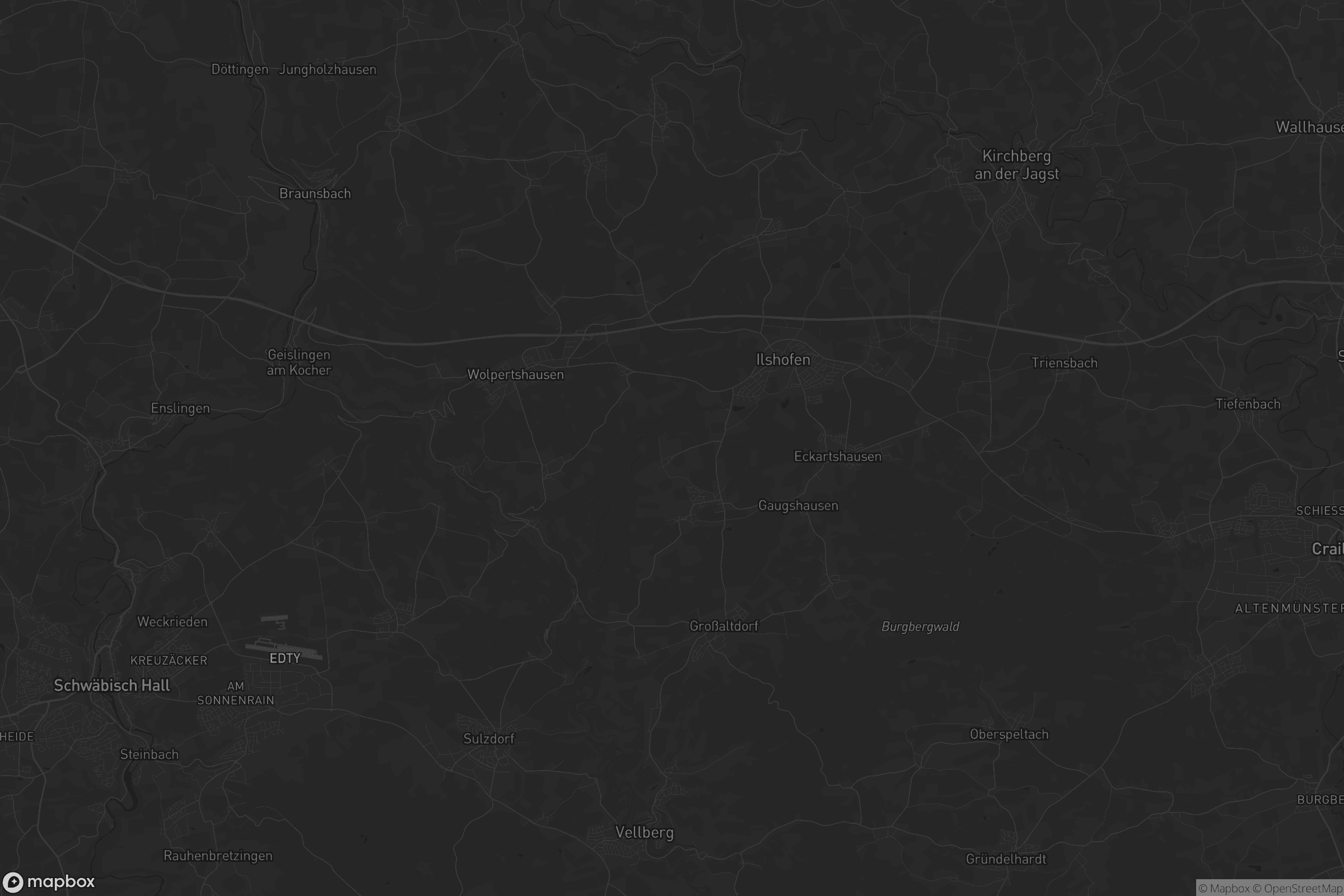 Karte von GVV Ilshofen-Vellberg