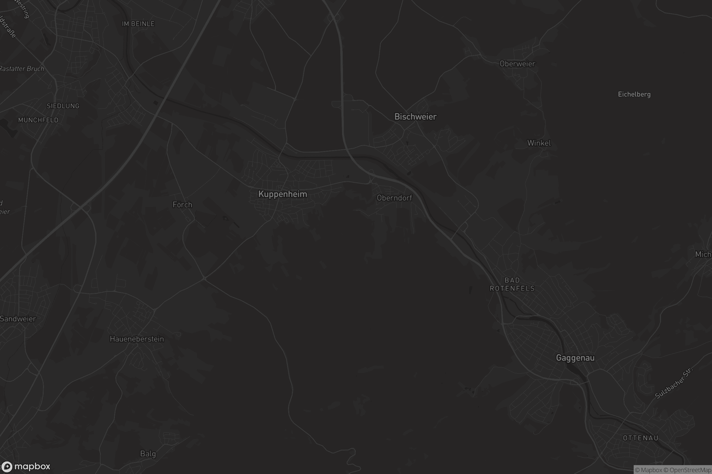 Karte von GVV Nachbarschaftsverband Bischweier-Kuppenheim